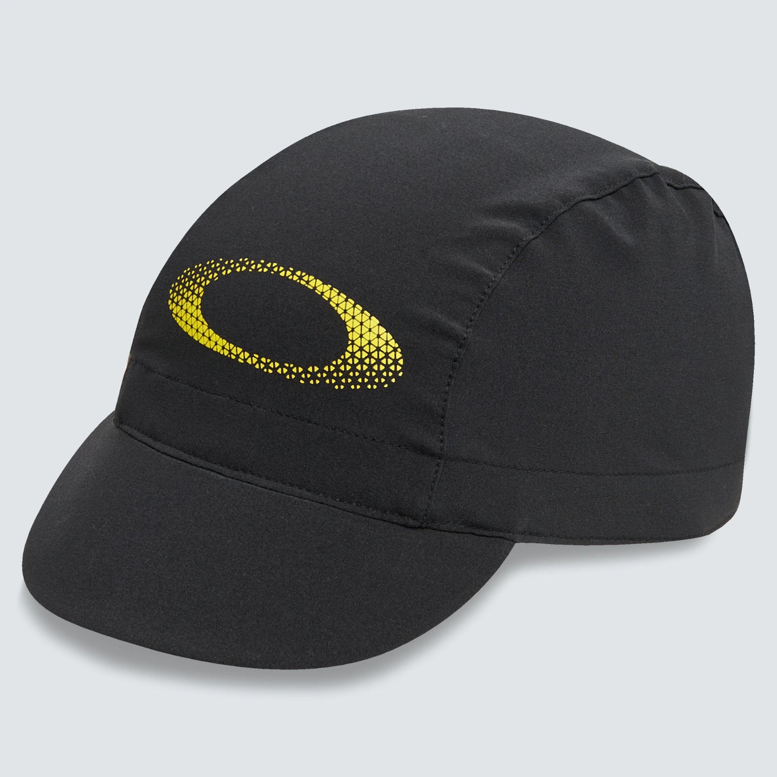 Oakley Cadence Road Cap - Black/Sulphur (FOS900876 9LP) | Lightweight Cycling Hat for Men & Women | Perfect for Road Biking, Running & Outdoor Sports