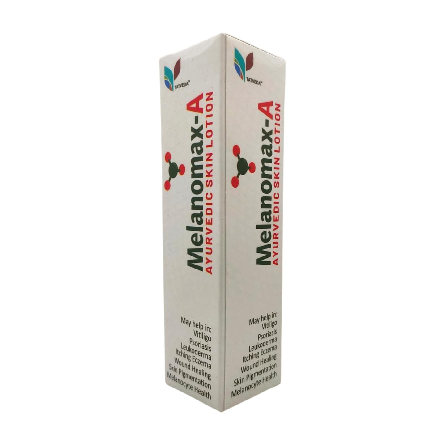 TATVEDA Melanomax-A Lotion | Natural Ayurvedic Treatment for Vitiligo, Skin Depigmentation & White Patches | Safe Herbal Remedy for Even Skin Tone | Perfect for Daily Use at Home & Travel