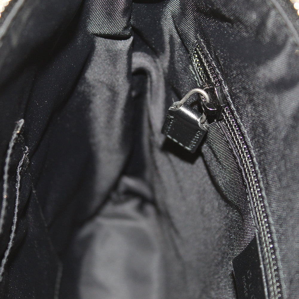 Authentic Gucci GG Canvas Black Leather Messenger Bag for Men - Stylish Crossbody Shoulder Bag for Work, Travel & Daily Use