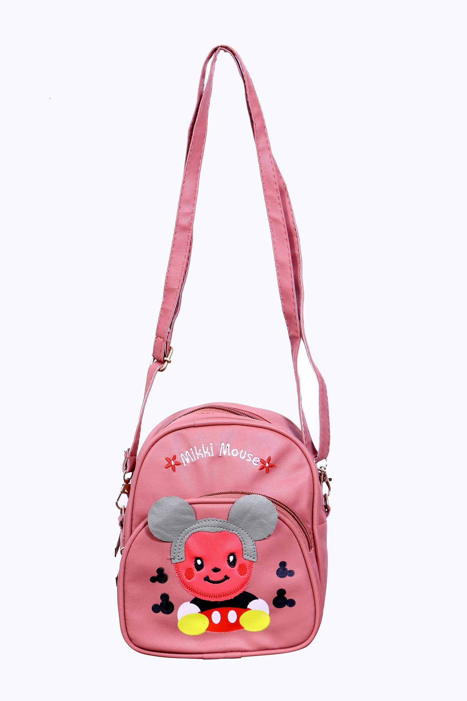 Adorable Siddhivinayak Baby Girls Backpack - 2 Compartment Mini Travel Bag for Toddlers & Kids (Ages 3-10) - Perfect for Preschool, Daycare & Family Trips