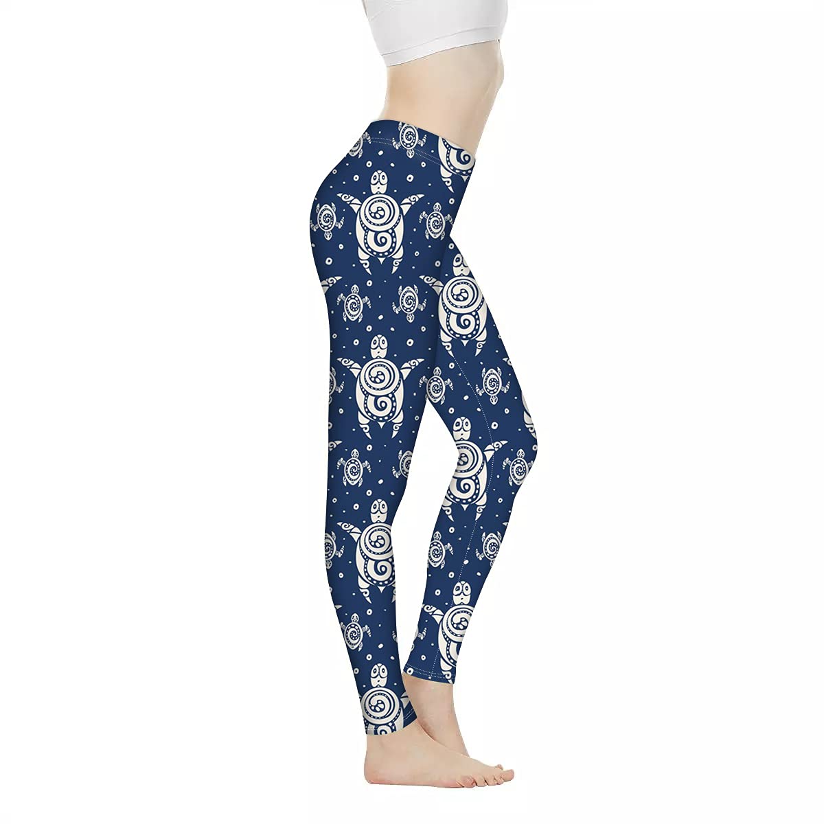 Xhuibop High Waist Yoga Leggings for Women - Tummy Control Workout Pants | Perfect for Yoga, Gym & Running | Custom Fitness Apparel
