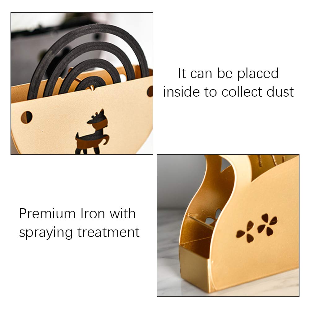 Fireproof Mosquito Coil Holder - Hanging & Tabletop Incense Burner for Outdoor/Indoor Use - Deer-Shaped Portable Anti-Mosquito Device for Patio, Camping & Home Decor