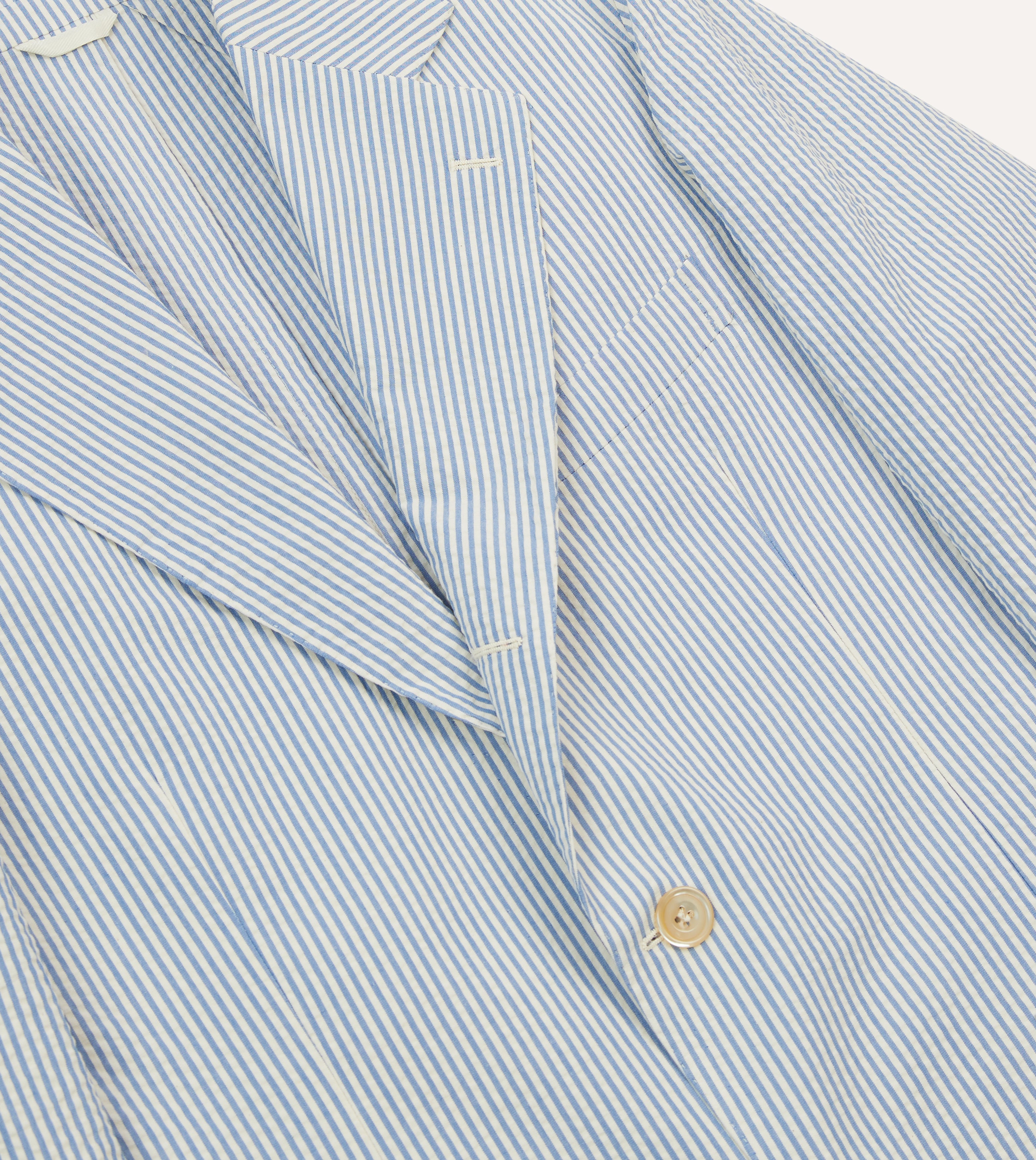 Premium Seersucker Cotton Tailored Jacket for Men - Lightweight Summer Blazer with Breathable Fabric - Perfect for Weddings, Business Casual & Outdoor Events