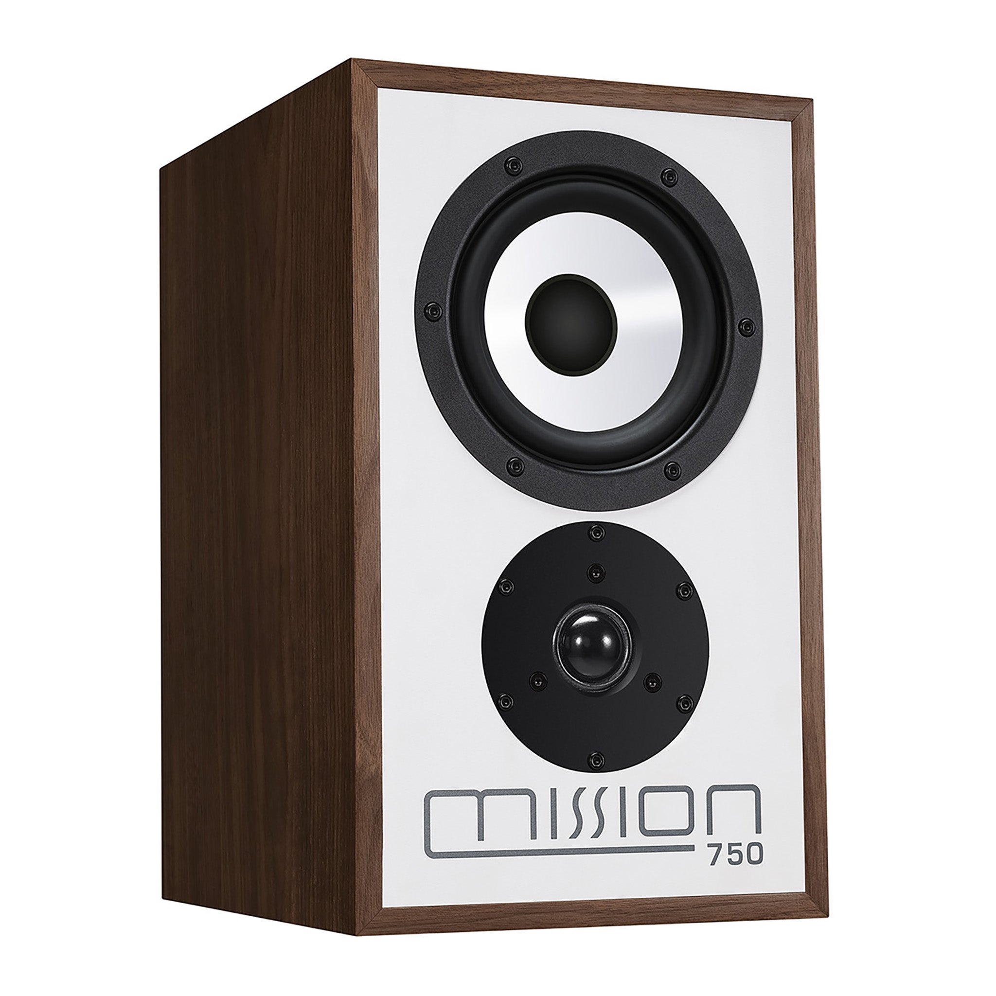 Mission 750 Bookshelf Speakers (Pair) - High Fidelity Stereo Sound for Home Audio, Music Listening & Home Theater Systems
