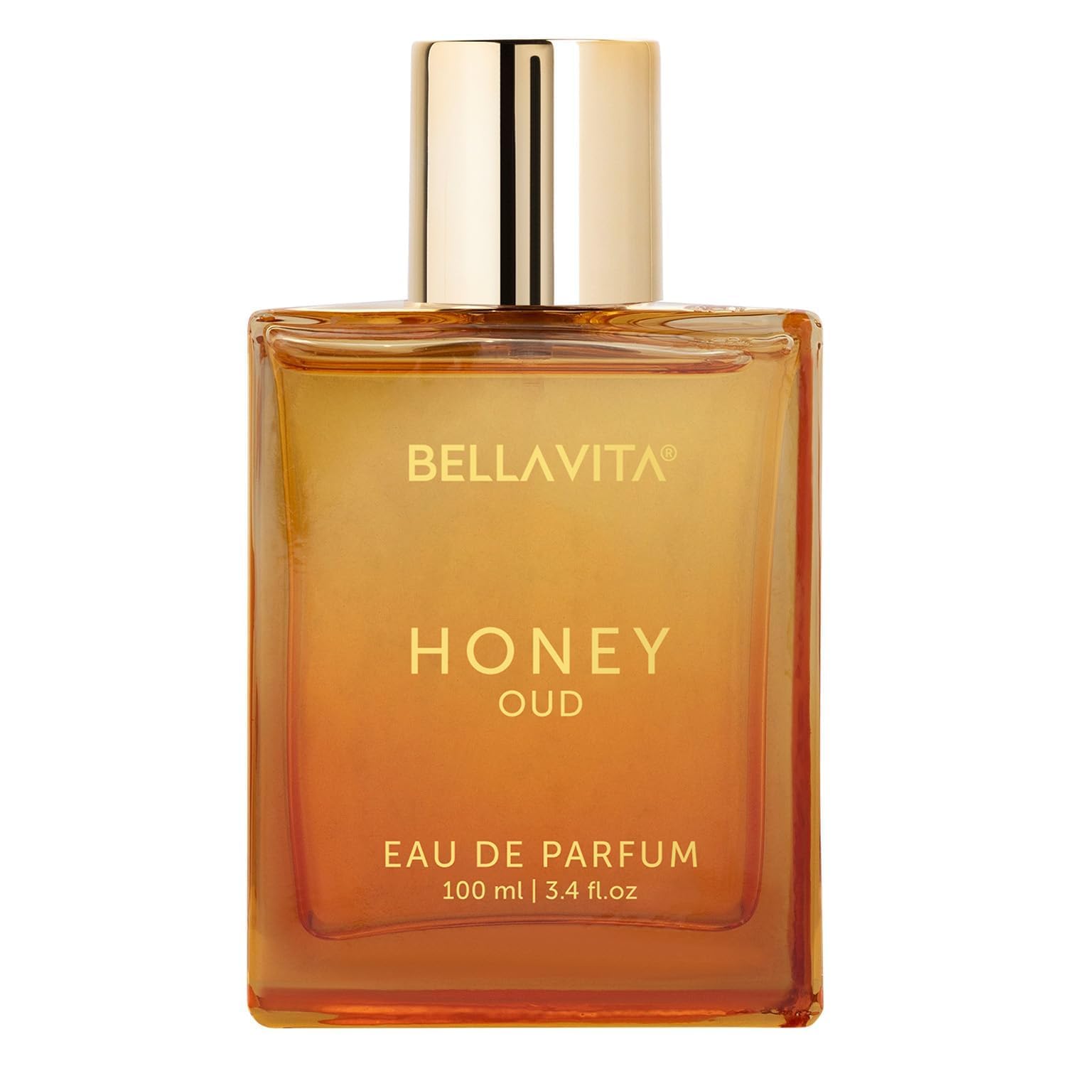 Be-lla-Vee-ta Honey OUD Perfume for Women & Men (3.4 fl.oz) - Vanilla, Bergamot & Patchouli Scent | Long-Lasting Arabian Unisex Fragrance | Floral Spicy Vegan Cologne | Perfect for Date Night, Office & Special Occasions
