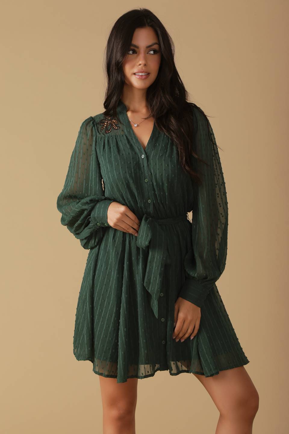 Stylish Woven Mini Dress for Women - Trendy & Versatile Outfit for Parties, Dates & Summer Vacations