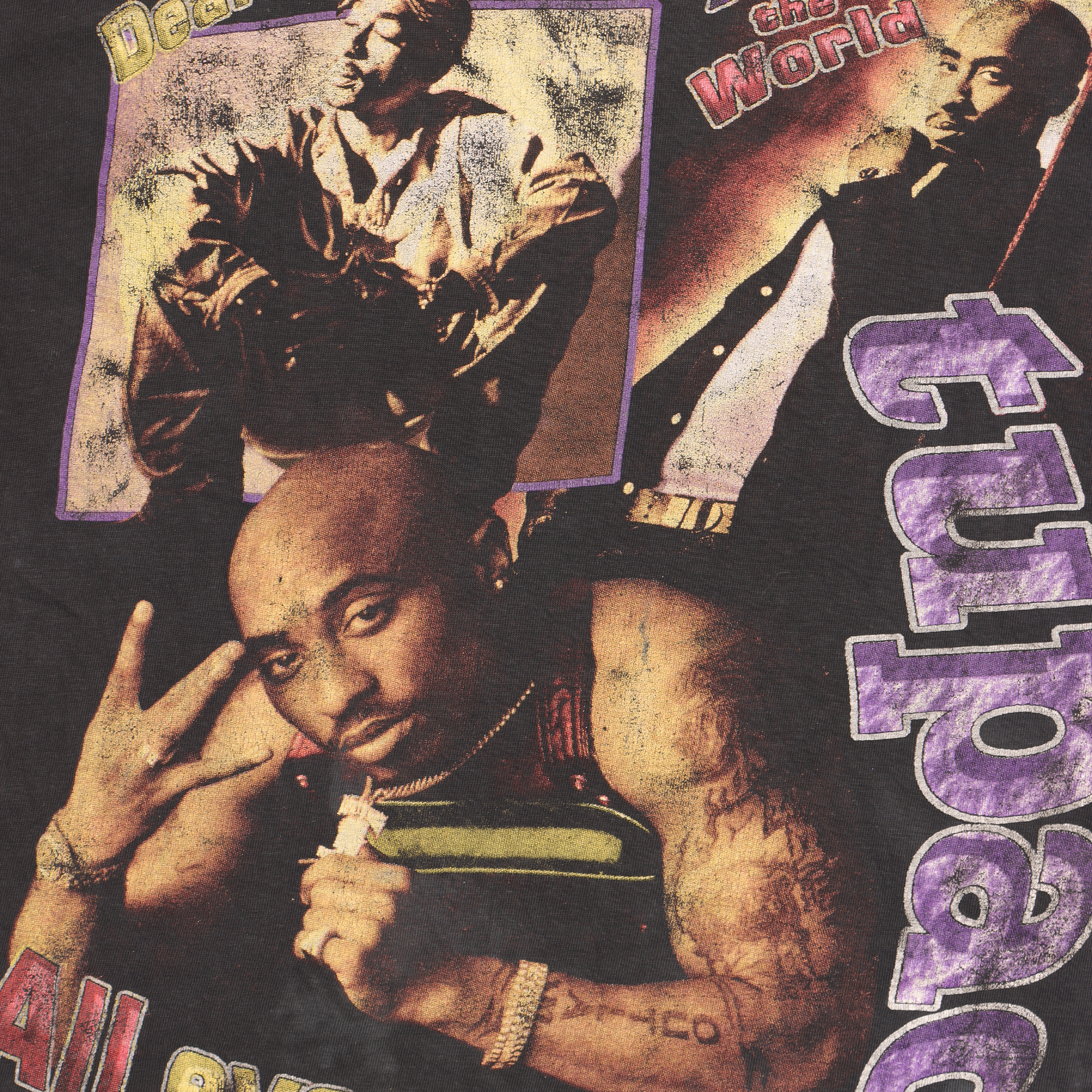 2PAC 'All Eyez On Me' Vintage Rap T-Shirt - 90s Hip Hop Music Fan Tee for Men & Women - Perfect for Concerts, Parties & Streetwear Fashion