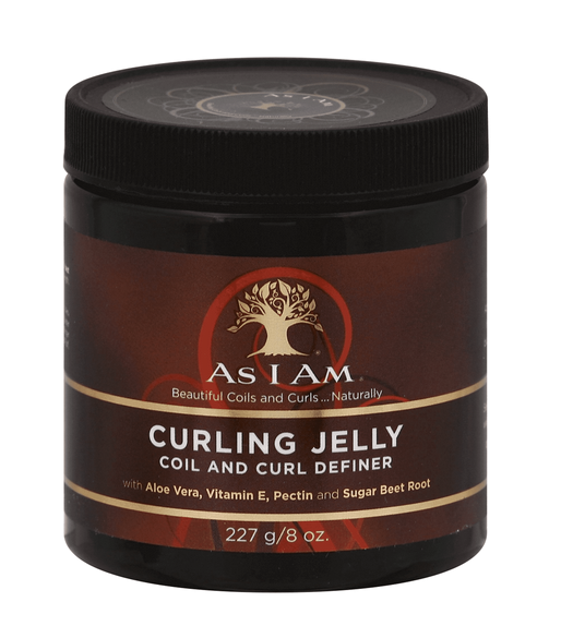 As I Am Curl Jelly Definer - 8 oz Natural Curl Defining Gel for Wavy & Coily Hair - Perfect for Wash & Go, Twist Outs & Braid Outs