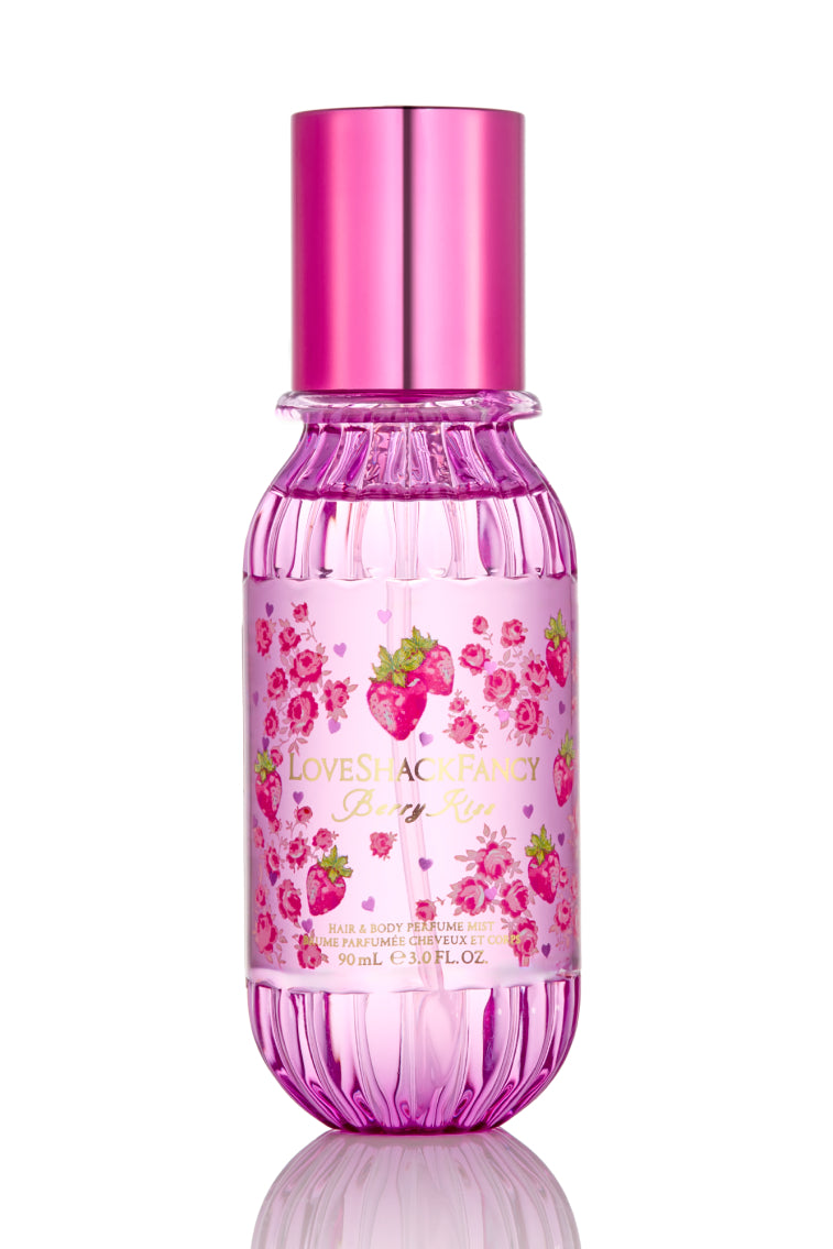Mini Berry Kiss Hair & Body Mist - Lightweight Fragrance Spray for Women & Men, Long-Lasting Scent, Travel Size - Perfect for Daily Use, Gym, Office & Special Occasions