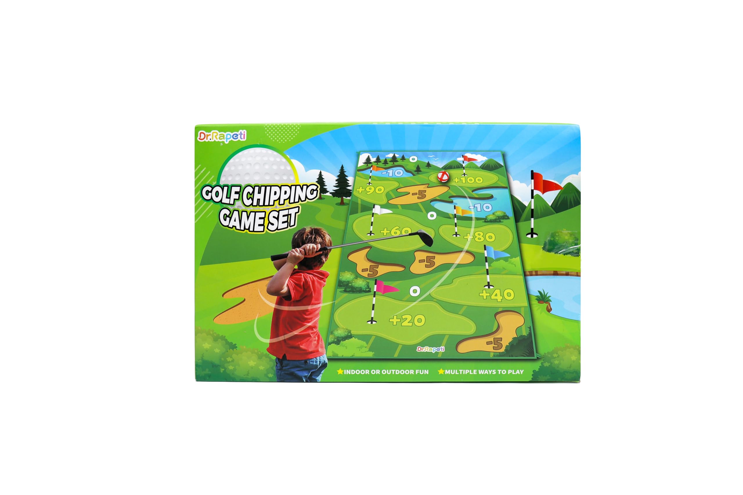 **Dr.Rapeti Golf Chipping Game Set – Indoor & Outdoor Golf Training Equipment for Kids & Adults – Perfect for Beginners & Advanced Players – Family Golf Practice & Gift for Golf Lovers (60 x 40 Inch) – Great for Backyard, Parties & Fun Outdoor Activities**