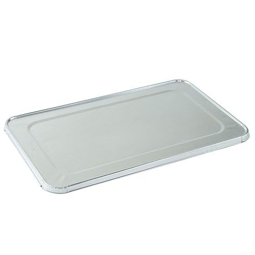 Tiger Chef 25-Pack Heavy-Duty Aluminum Foil Steam Table Pans with Lids - 21 x 13 Inches Full Size Disposable Catering Pans for Restaurants, Buffets & Party Food Service