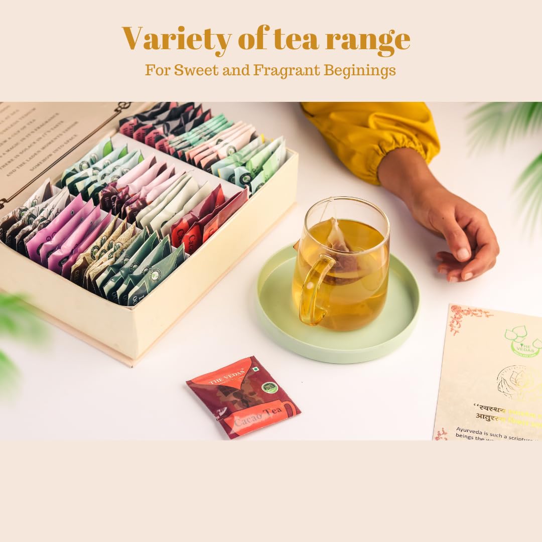 Premium Assorted Tea Gift Box Set - 12 Exotic Herbal Tea Blends (48 Tea Bags) | Luxury Corporate Tea Gift Hamper | Perfect for Office Gifts, Holiday Presents & Relaxation Moments