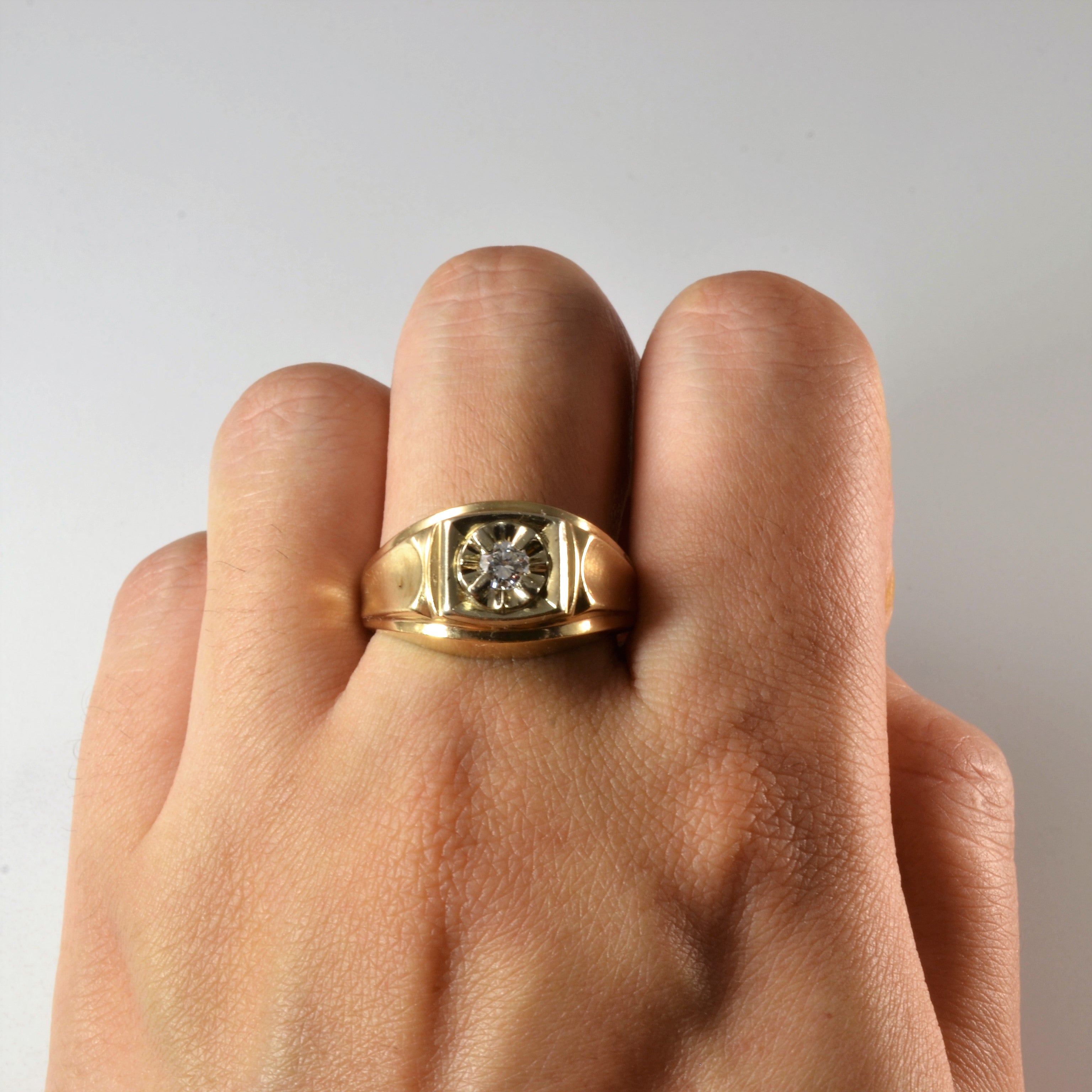 0.20ct Solitaire Diamond Claw Set Ring - Size 9.5 | Elegant Engagement & Wedding Band | Perfect for Proposals, Anniversaries & Special Occasions