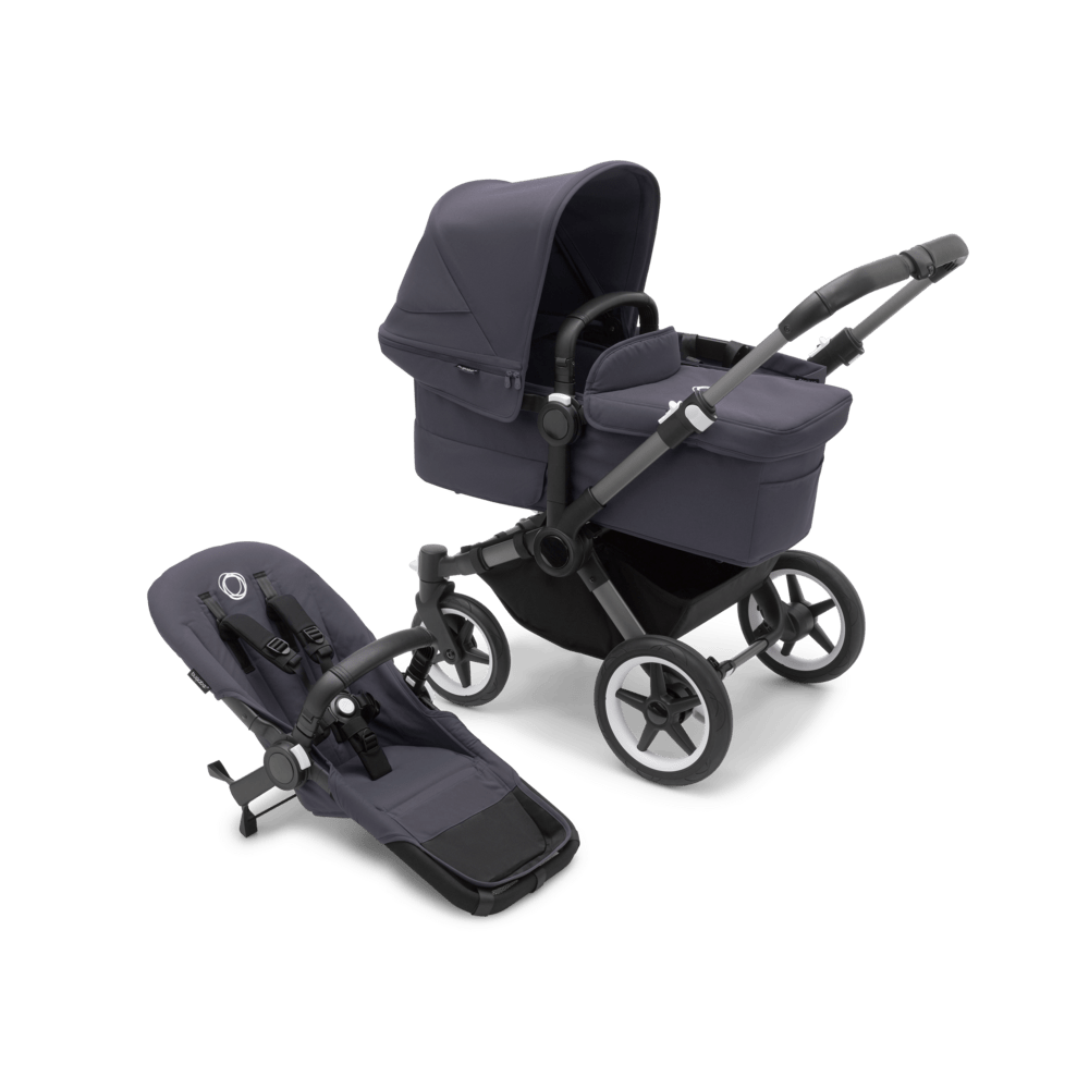Bugaboo Donkey 5 Twin Stroller - Premium Double Baby Stroller for Twins with Adjustable Seats, Lightweight Foldable Design - Perfect for City Walks, Shopping & Travel