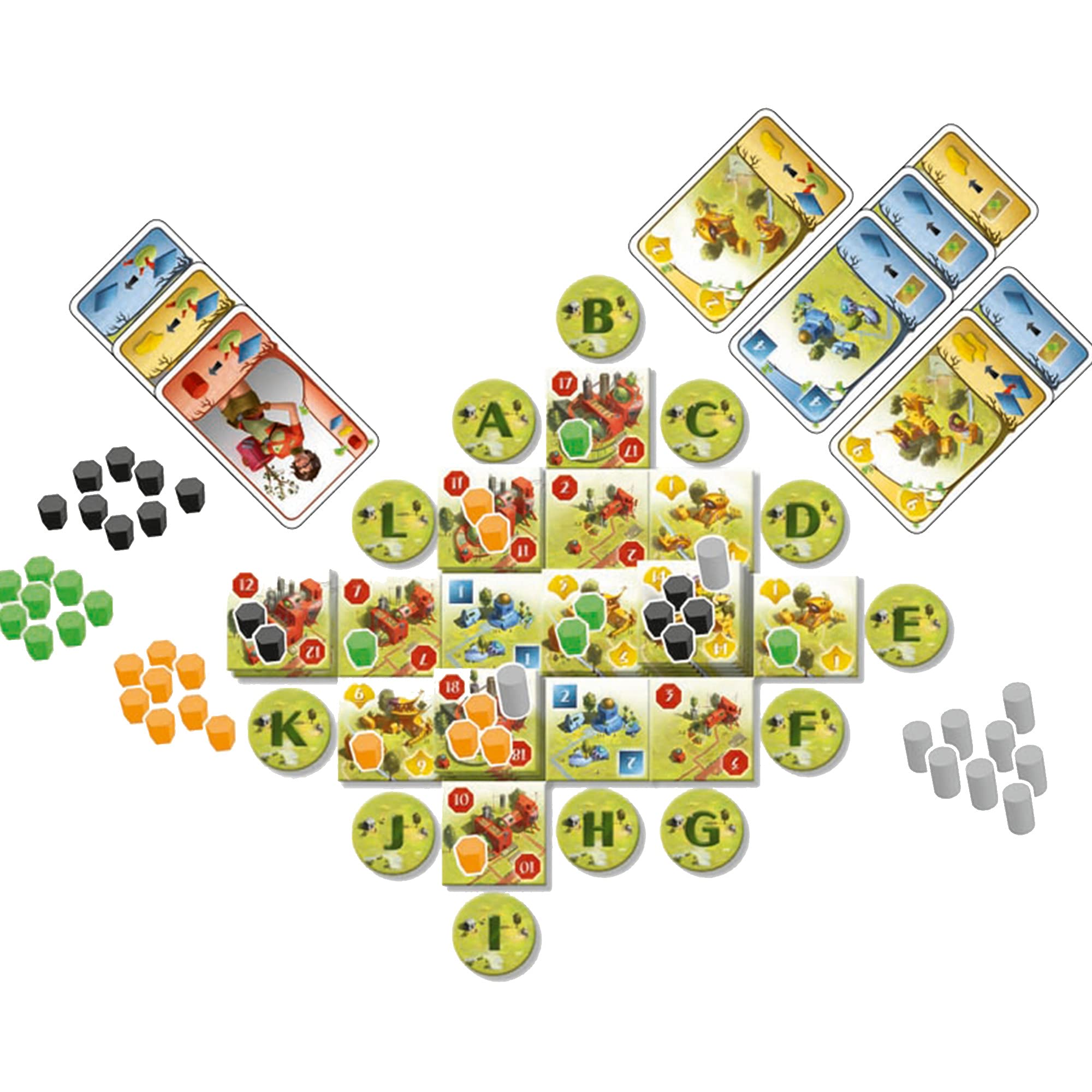 Ginkgopolis Board Game by Pearl Games | Strategic Worker Placement Game for Adults & Kids Ages 10+ | Competitive 1-5 Player Tabletop Game | 45 Min Playtime | Perfect for Family Game Nights & Strategy Enthusiasts