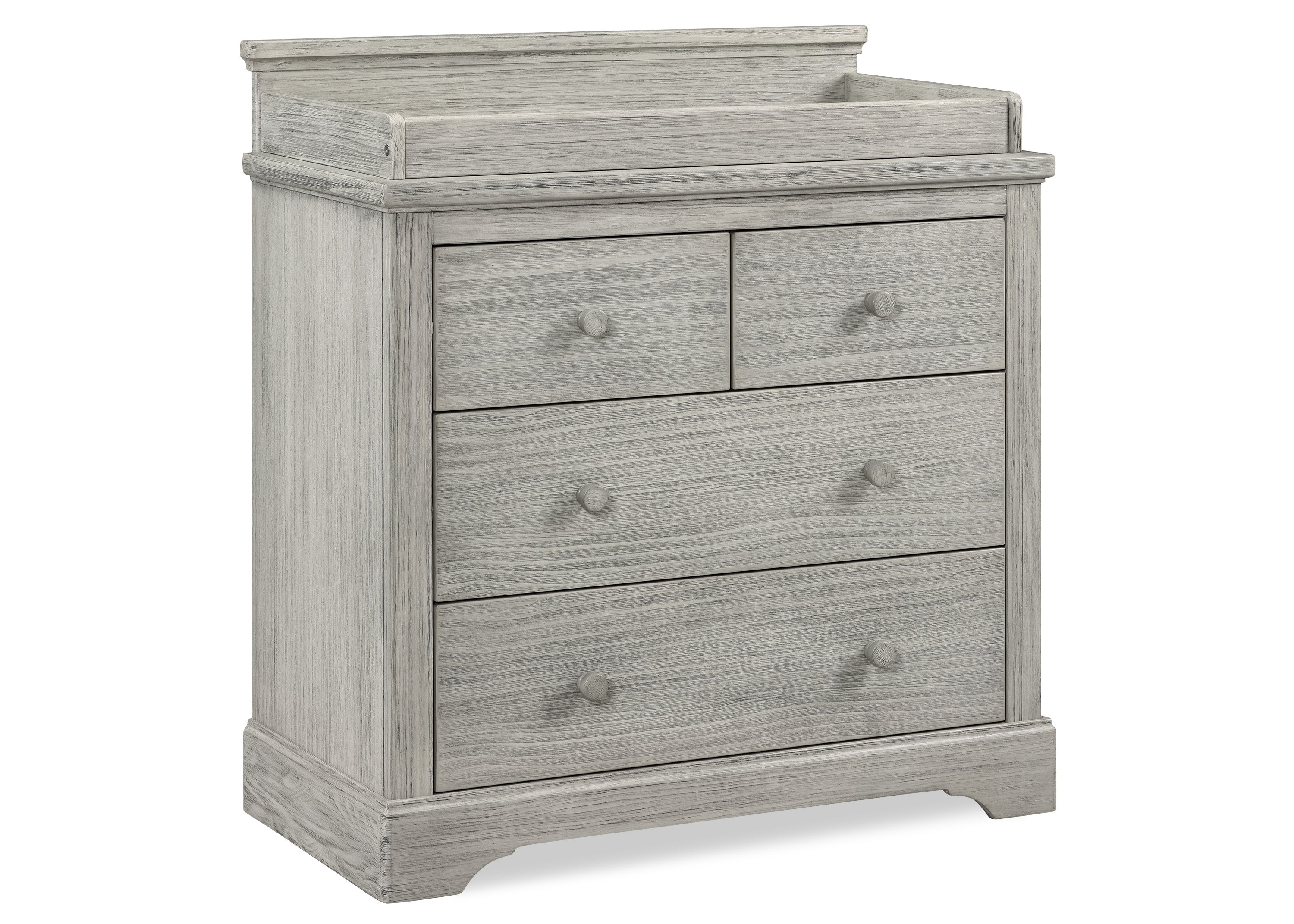 Paloma 4-Drawer Baby Dresser with Changing Table Top | Sturdy Nursery Storage with Interlocking Drawers | Perfect for Baby Room Organization & Diaper Changing Station