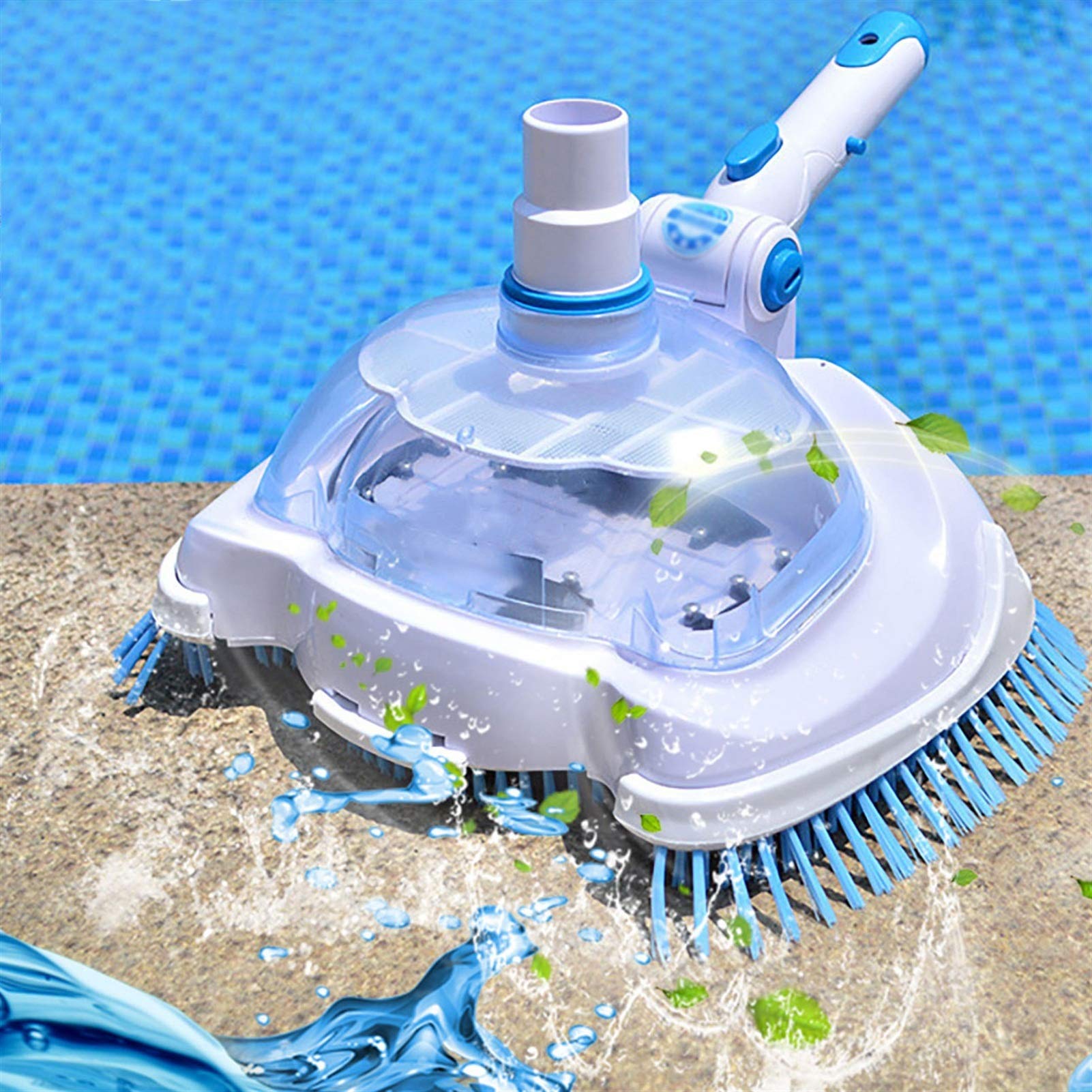 **Portable Swimming Pool Vacuum Cleaner - Pool Skimmer Net Set for Leaves, Sand & Dirt - Handheld Pool Maintenance Kit for Inground & Above Ground Pools - Perfect for Quick Cleanups & Seasonal Pool Care**
