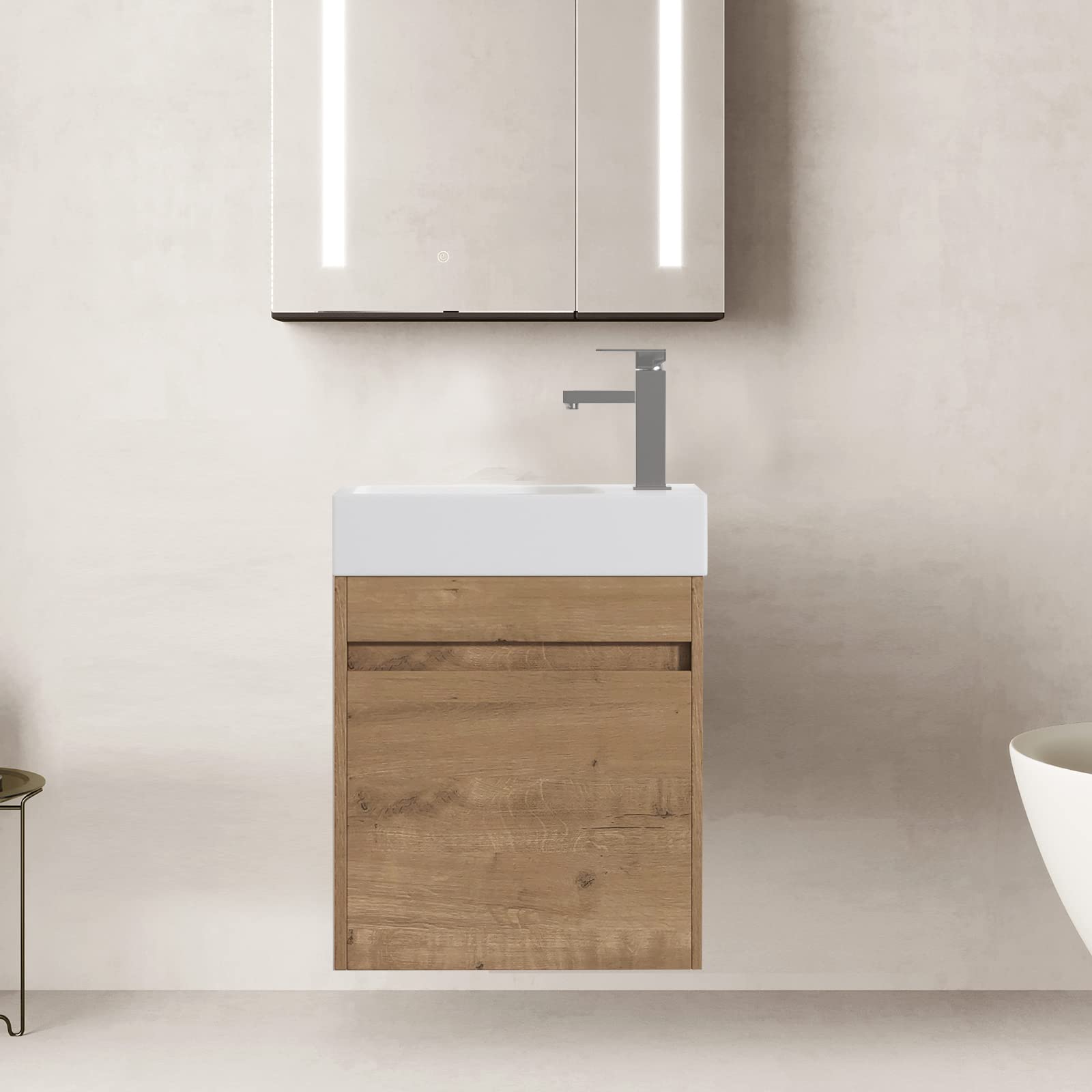 Modern Floating Bathroom Vanity 18x10