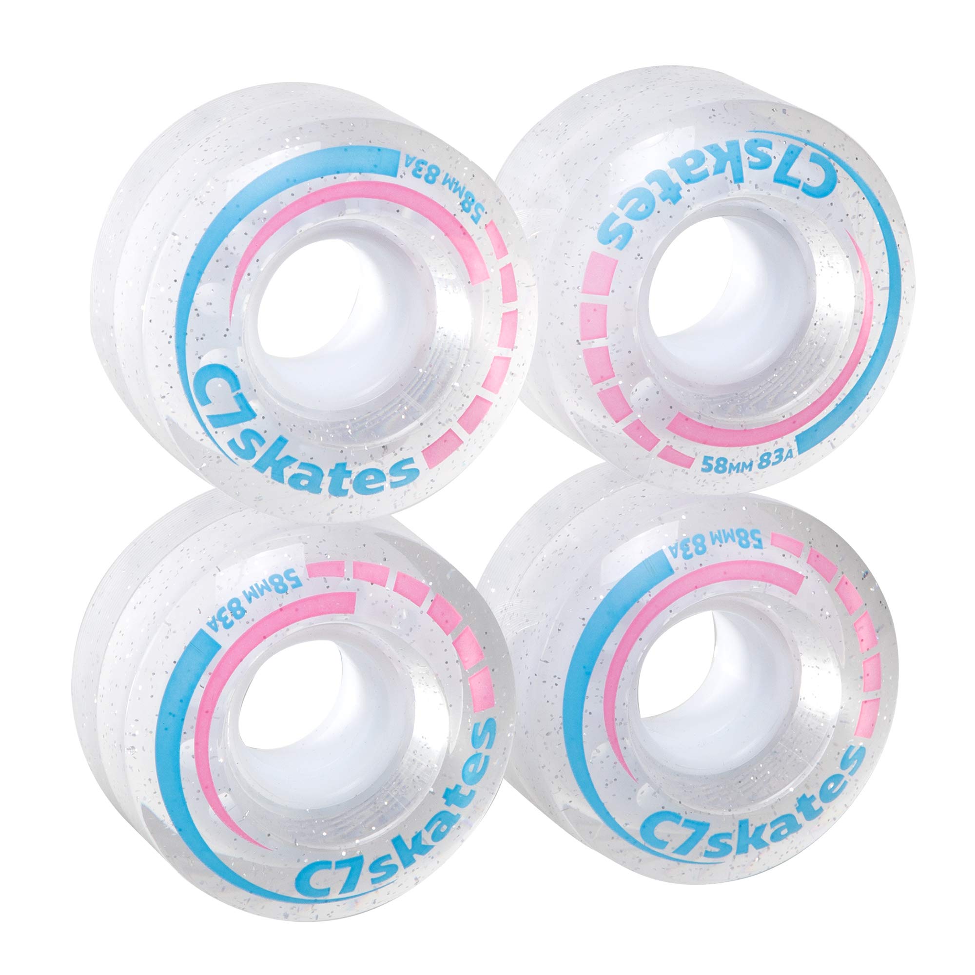 Premium C7skates Roller Skate Wheels - Smooth Ride for Outdoor Skating