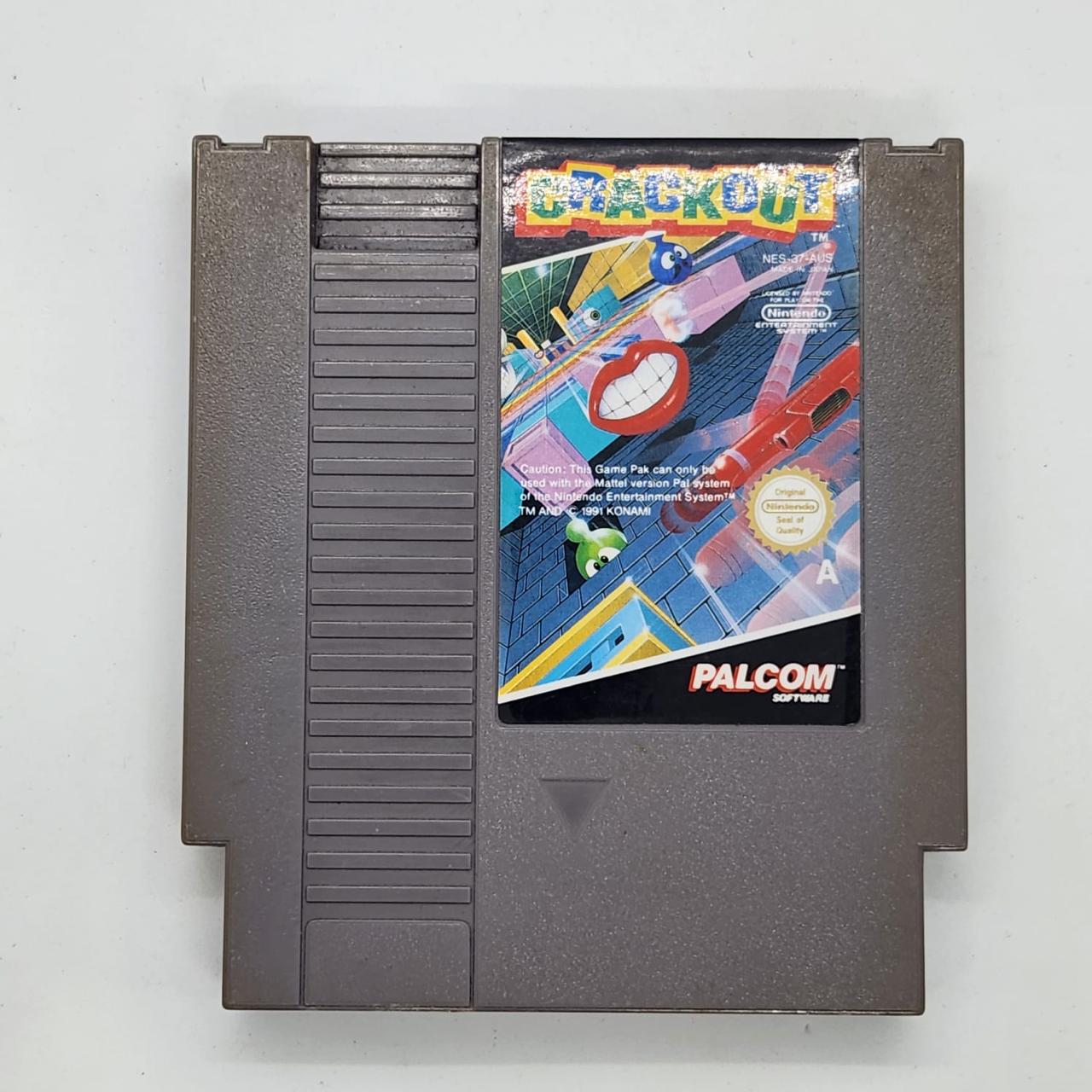 Original Crackout Nintendo Entertainment System (NES) Game - PAL Version | Retro Gaming Classic for NES Console | Perfect for Collectors & 80s Nostalgia Gaming