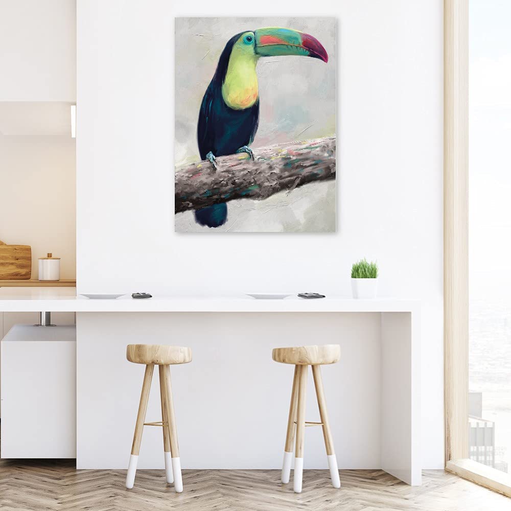 Willowbrook Fine Art Saffron Swirls Abstract Canvas Wall Art - 42x56 Inch Modern Painting for Living Room, Bedroom, Office Decor - Ready to Hang - Perfect for Home, Office & Commercial Spaces