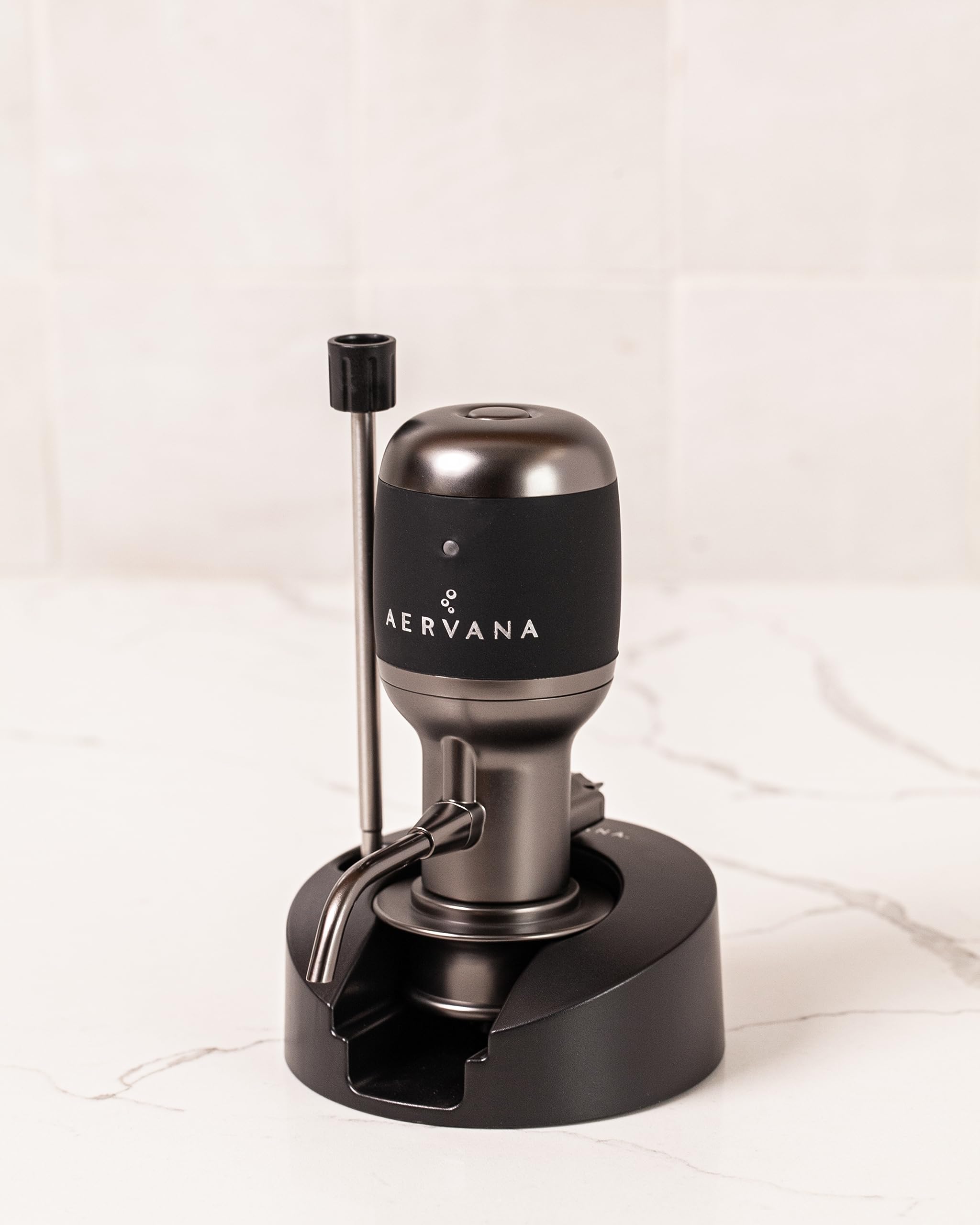Aervana Select Variable Speed Electric Wine Aerator & Dispenser - Wine Decanter for Red & White Wine (750ml & 1.5L) with Stand - Perfect for Home Entertaining, Dinner Parties & Wine Tasting Events