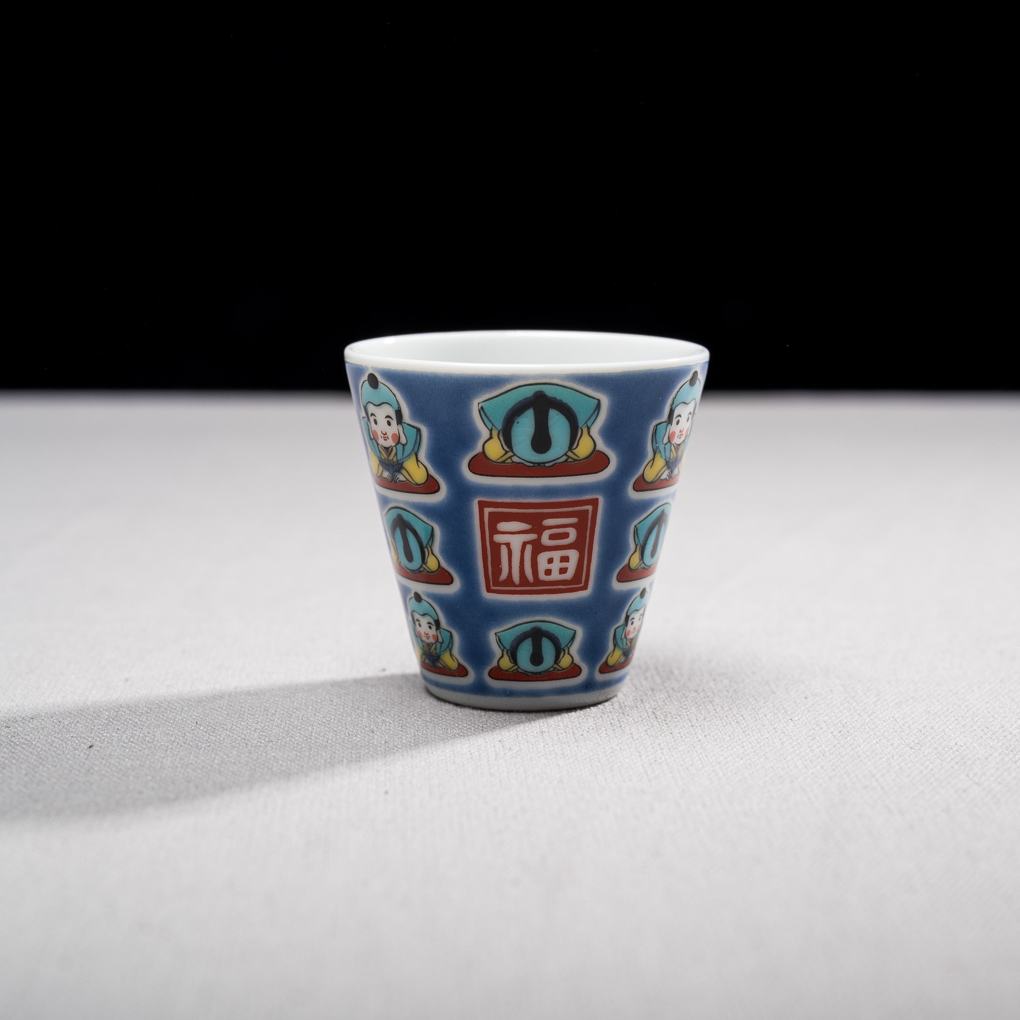 Kutani Design x Wakasa Porcelain Sake Cup Set - 30 Unique Japanese Ceramic Drinking Cups for Sake, Tea & Cocktails - Traditional Handcrafted Japanese Tea Ceremony & Home Bar Accessories