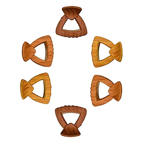 ALEVAN Stylish Hair Clips for Women & Girls - 6 Pack Multi-Design Hair Clutchers - Perfect for School, Work, Parties & Everyday Hairstyles