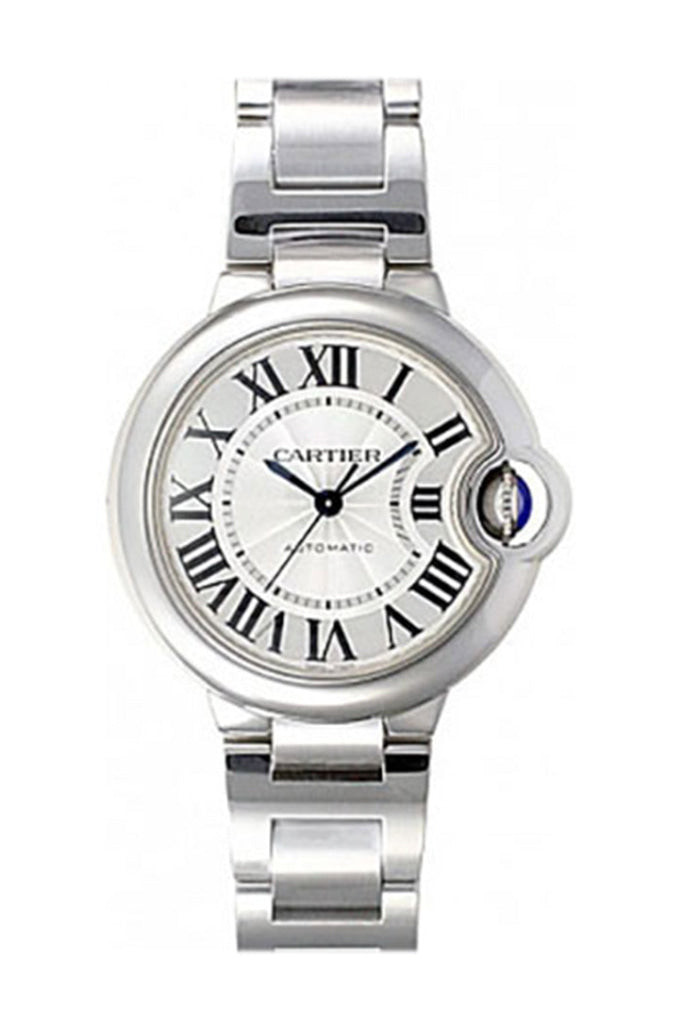 Cartier Ballon Bleu 33MM Stainless Steel Automatic Watch W6920071 - Luxury Unisex Timepiece for Business & Formal Occasions