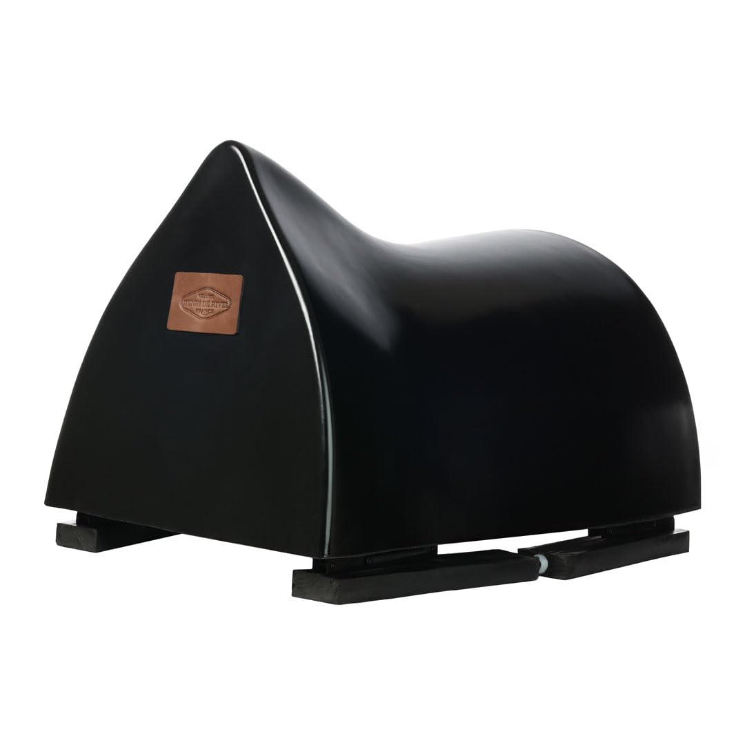 Henri de Rivel Adjustable Saddle Fitting Stand with Foldable Legs - Professional Equestrian Equipment for Horse Riding & Stable Organization