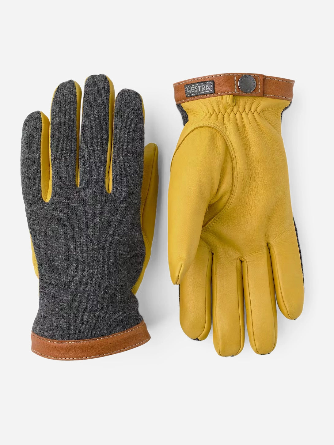 Premium Deerskin Wool Tricot Gloves - Soft & Warm Winter Accessories for Outdoor Activities & Cold Weather
