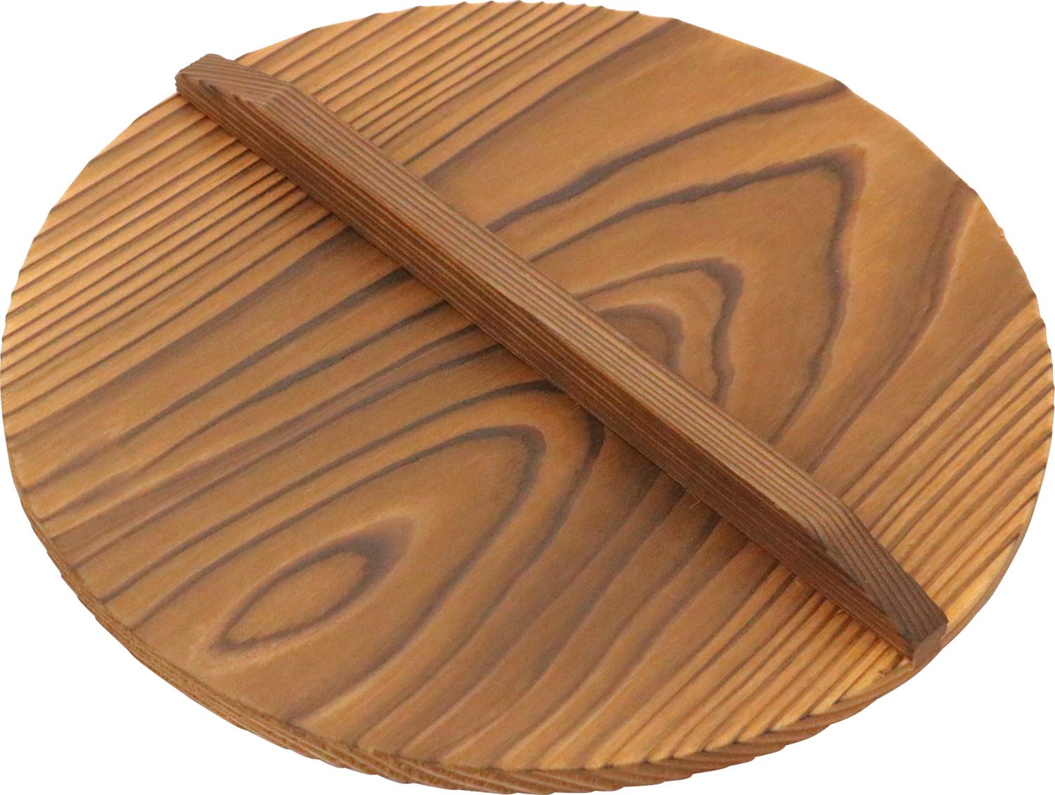 Ichihara Woodworking 2284 Cedar Pot Lid - 12 Inches (30.5 cm) Natural Wood Cooking Lid for Dutch Ovens, Soup Pots & Stews - Durable & Heat-Resistant Kitchen Accessory