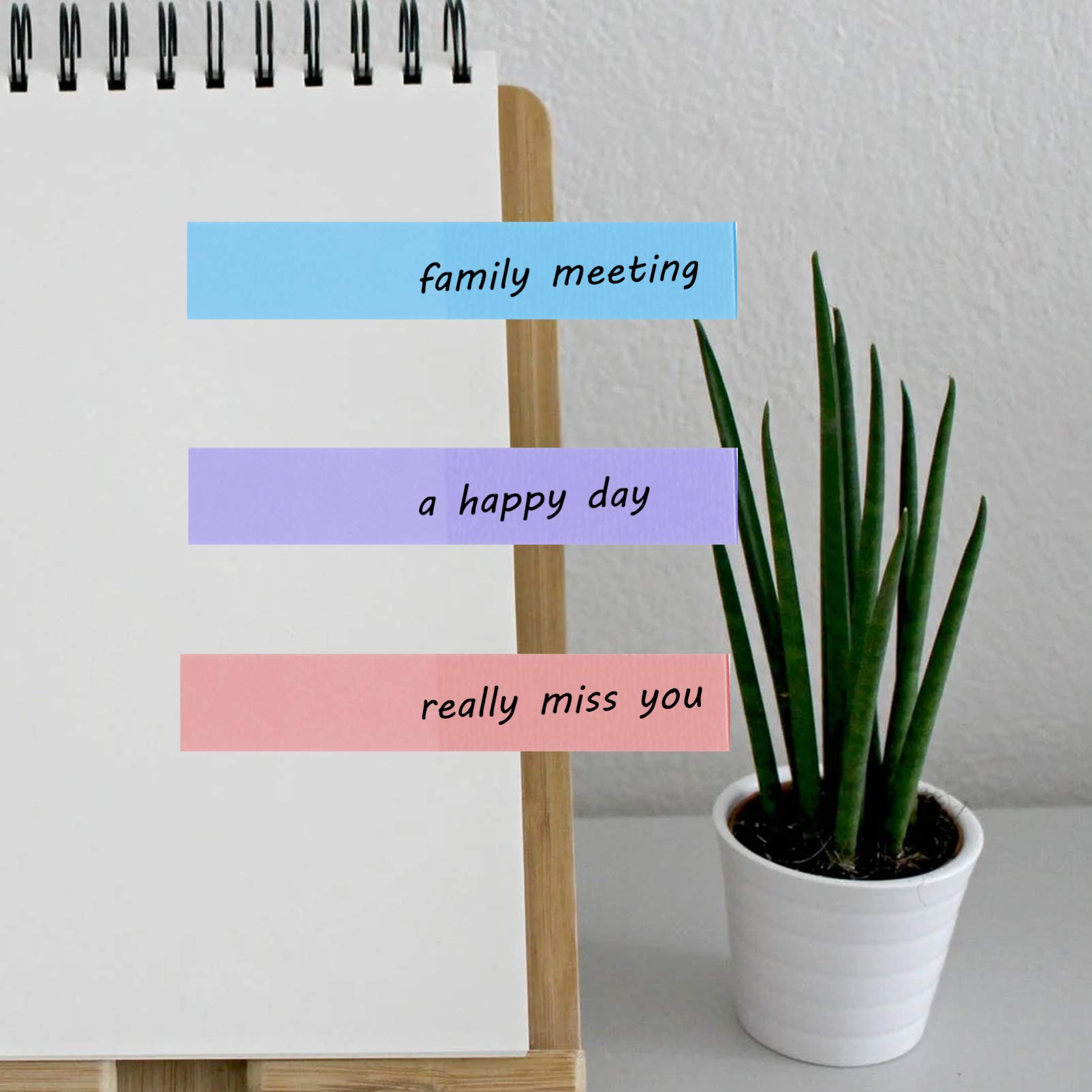 NUOBESTY Fluorescent Sticky Notes Flags - 3 Sets of Colorful Index Tabs for Books, Documents & Notebooks - Perfect for Office, School & Study Organization