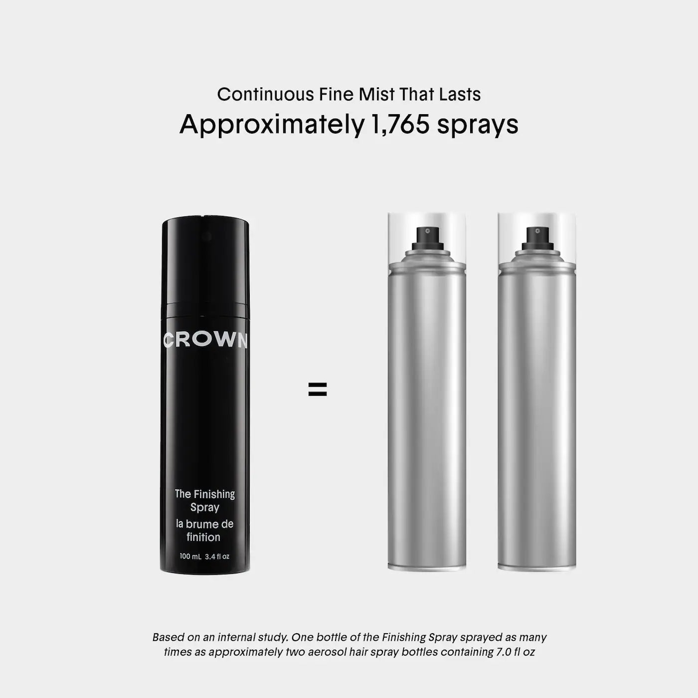 Crown Affair The Finishing Hair Spray 100ml - Lightweight Shine & Hold Hairspray for Smooth Styles - Perfect for Daily Use, Special Occasions & Salon-Quality Styling at Home