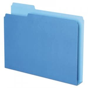 Premium PFX Double Capacity Letter File Folders - 50 Pack in Blue | Heavy-Duty Document Organization for Office, School & Home Filing Needs