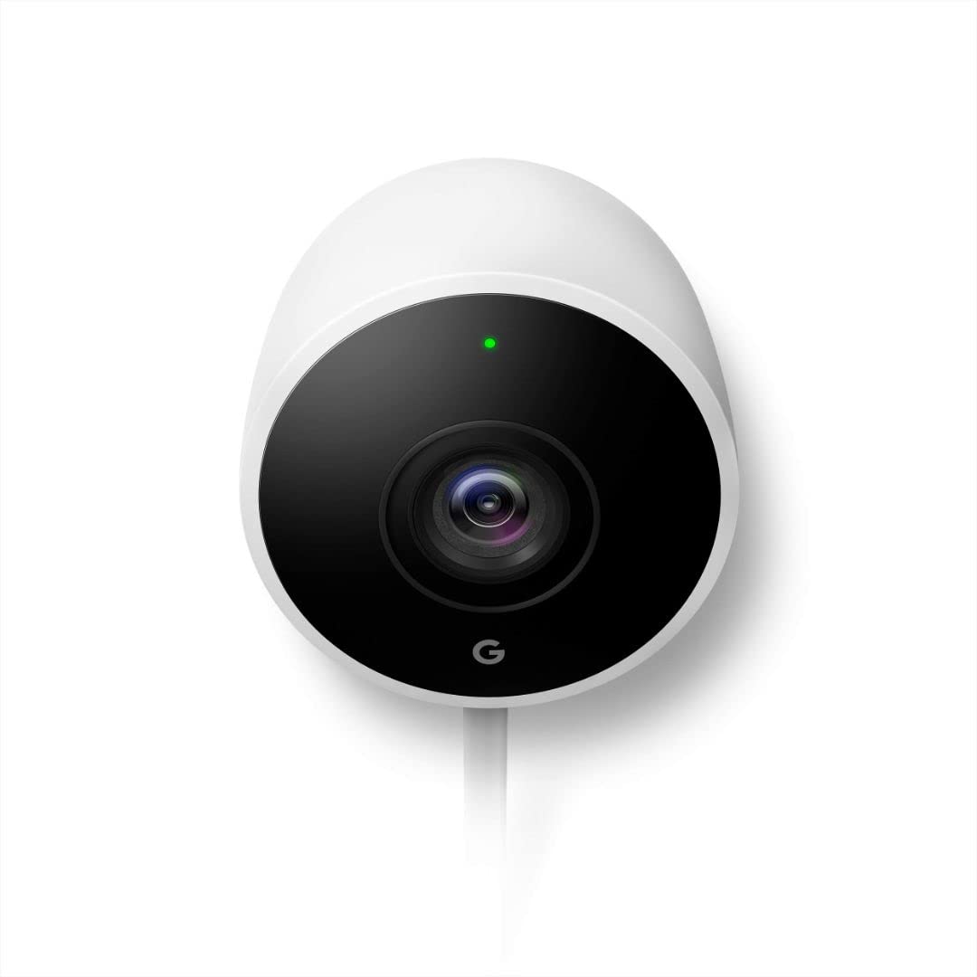 Nest Cam Outdoor Security Camera - Weatherproof HD Video Surveillance with Night Vision & Motion Alerts for Home & Business Security (Ideal for Front Door, Backyard, Garage Monitoring)