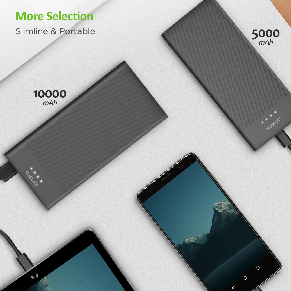 Omars PW37 5000mAh Portable Charger Power Bank - Fast Charging External Battery Pack for iPhone, Android, Smartphones | Perfect for Travel, Camping & Emergency Backup