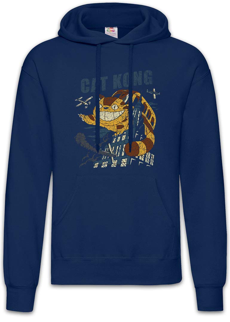 Urban Backwoods Cat Kong Hoodie - Cozy Fleece Hooded Sweatshirt for Men & Women | Perfect for Streetwear, Casual Outfits & Outdoor Adventures