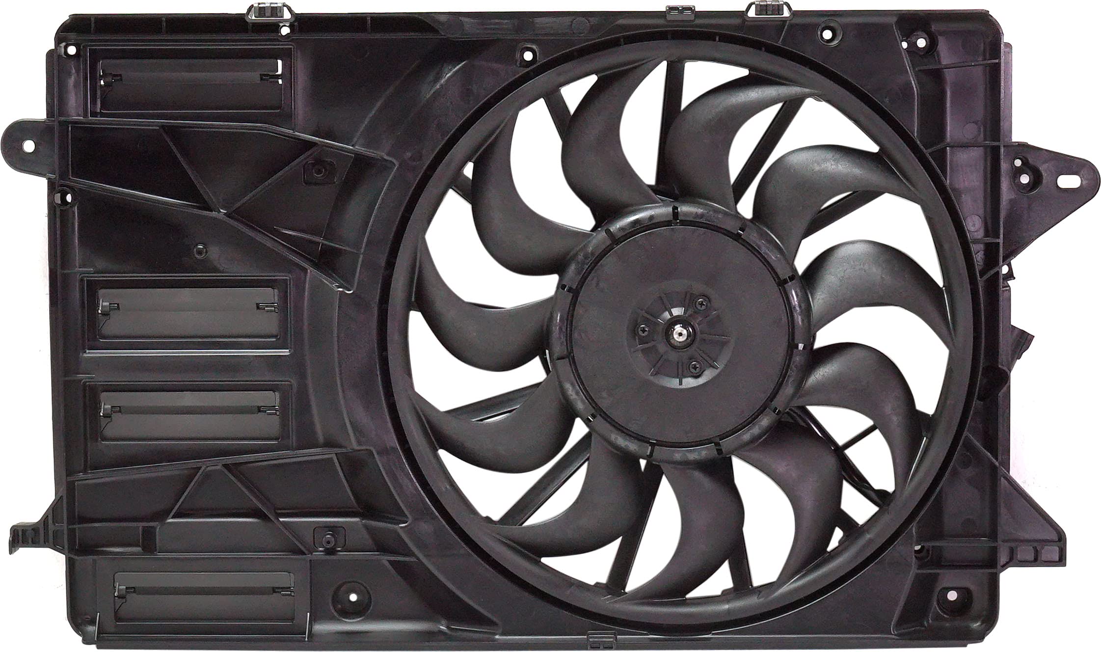 Go-Parts - Replacement Radiator Fan Assembly for Chevrolet Malibu 2016-2020 (2.0L Engine) - Perfect Cooling Solution for 2017, 2018, 2019 Models - Ideal for Daily Commuting & Hot Weather Driving