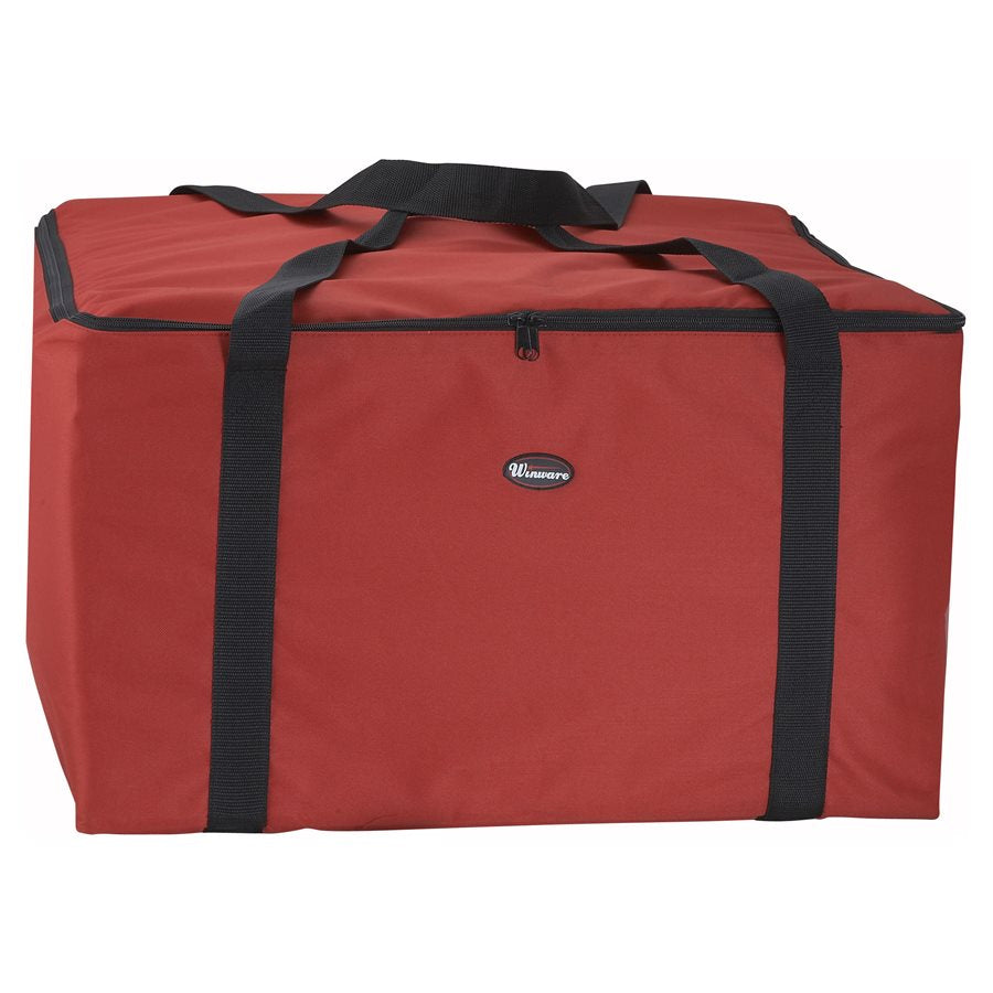 Winco 22x22x12 Insulated Food Delivery Bag - Red | Keep Meals Hot or Cold | Perfect for Restaurants, Catering & Food Delivery Services