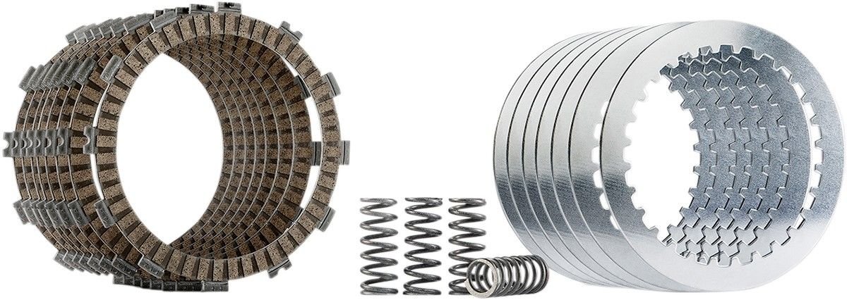 Hinson Clutch Components FSC389-8-001 Clutch Plate Kit with Fiber & Steel Plates & Springs - Compatible with Honda Motorcycles, ATVs & Dirt Bikes - Perfect for Off-Road Racing & Performance Upgrades
