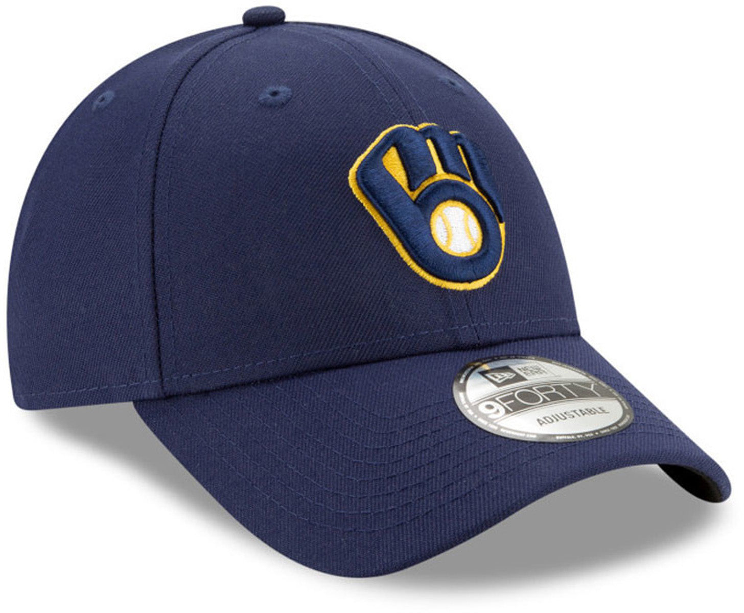 Milwaukee Brewers New Era 9Forty MLB Official Baseball Cap - Adjustable Snapback Hat for Baseball Fans & Sports Enthusiasts