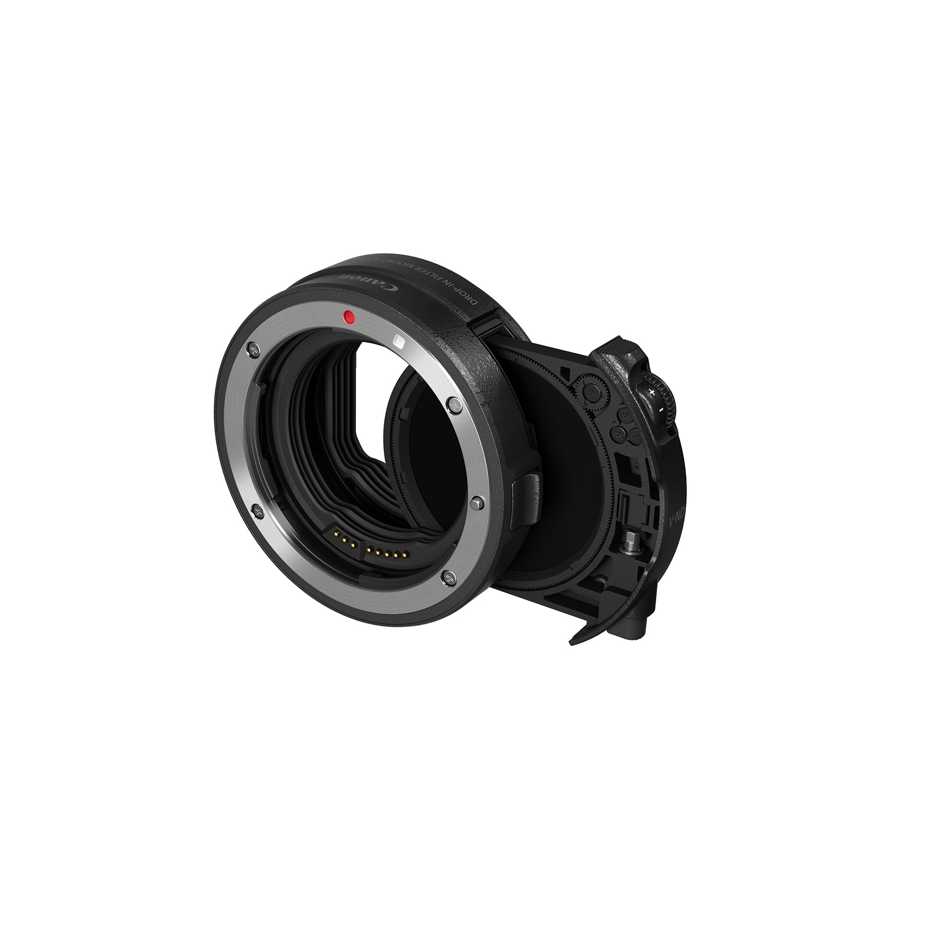 Canon EF to RF Mount Adapter with Drop-In Filter Slot & Variable ND Filter A - Compatible with EOS R Series Cameras for Professional Photography & Videography