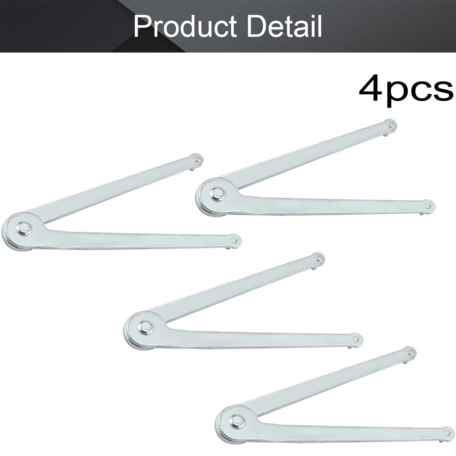 Utoolmart Universal Angle Grinder Wrench Set - 4PCS Adjustable Pin Spanner for Angle Grinder Accessories - Perfect for Metalworking, Woodworking & DIY Projects