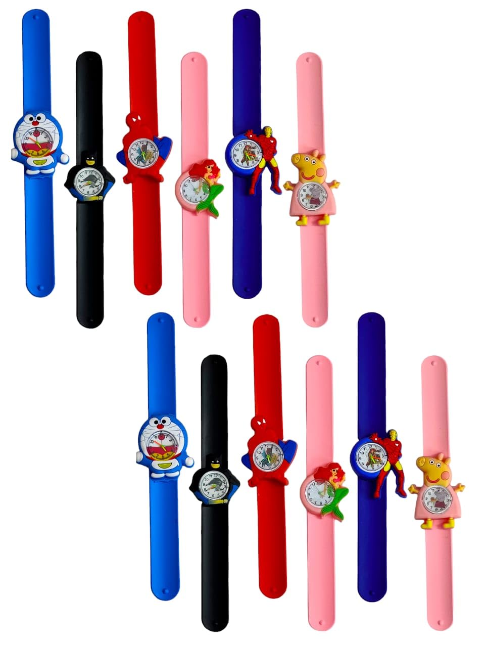 TERA 13 Slap Bracelet Watch for Kids - Adjustable Cartoon Wrist Watch for Boys & Girls, Fun LED Digital Watch for School, Sports & Daily Use - Perfect Birthday Gift & Return Gift for Children