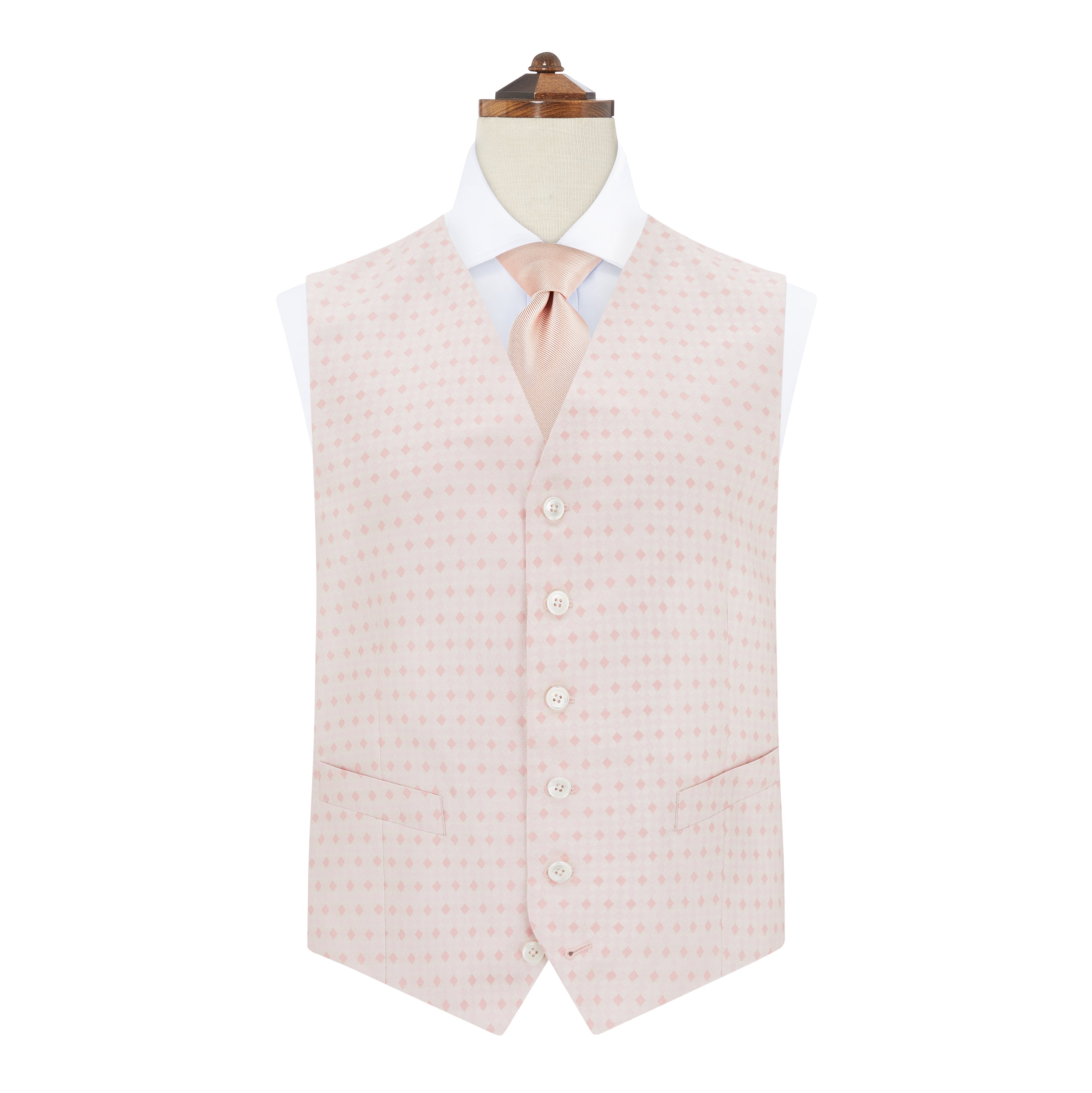 Stylish Hyde Pink Harlequin Silk Waistcoat for Women - Elegant Vintage Vest for Parties, Weddings & Cosplay