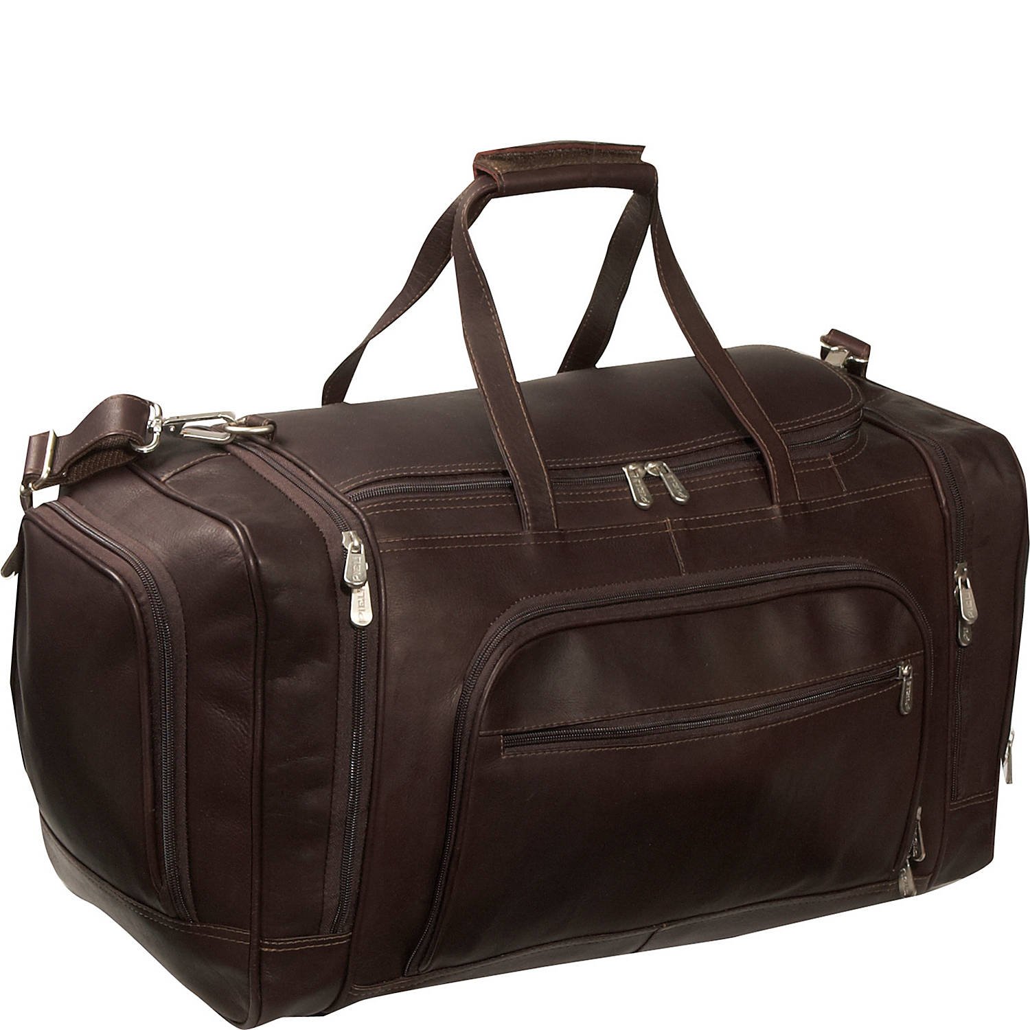 Durable Multi-Compartment Travel Duffel Bag for Gym, Sports & Weekend Getaways - Chocolate Brown, One Size Fits All - Perfect for Workouts, Camping & Air Travel