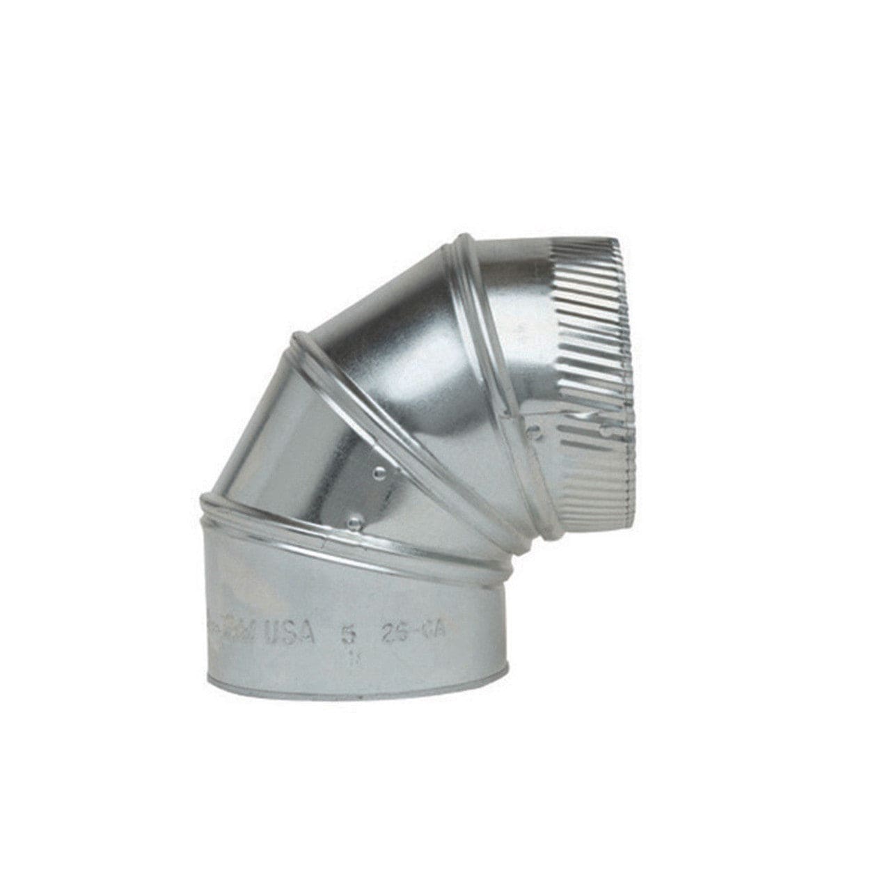 3-Inch Galvanized Steel 90 Degree Elbow Pipe Fitting - Heavy Duty Connector for Plumbing, HVAC & Industrial Use - Outdoor & Indoor Applications