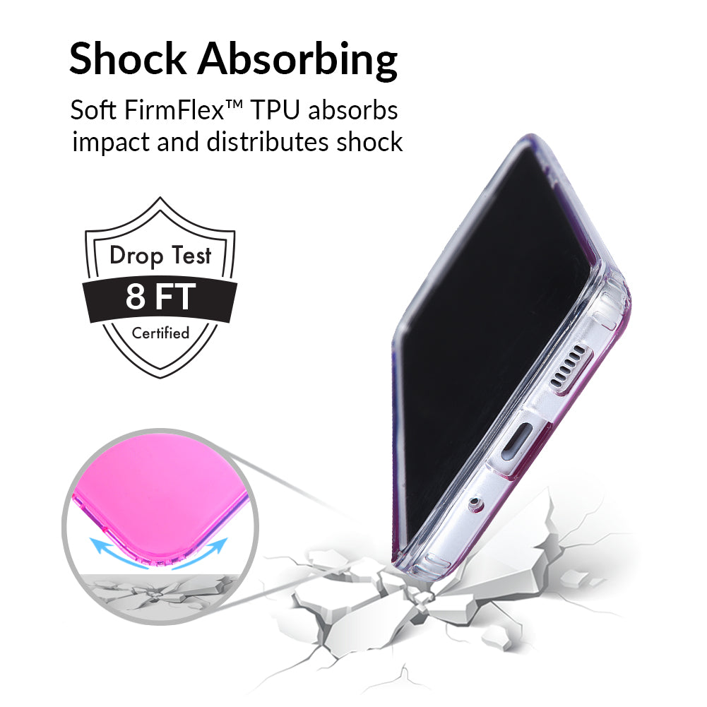 Violet Ombre Samsung Phone Case - Trendy Gradient Color Protective Cover for Samsung Galaxy S21/S20/Note 20 - Perfect for Everyday Use, Travel & Fashion Accessories