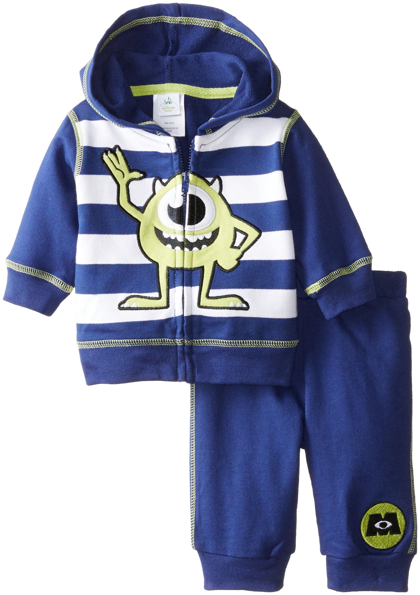 Disney Baby Boys' Monsters Jacket Set - Cozy 2-Piece Outfit for Playdates